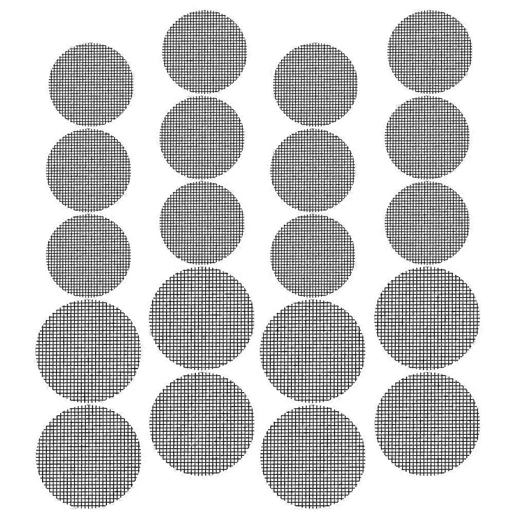 Flowerpot Drainage Nets Pads for Planter 800Pcs Black Mesh