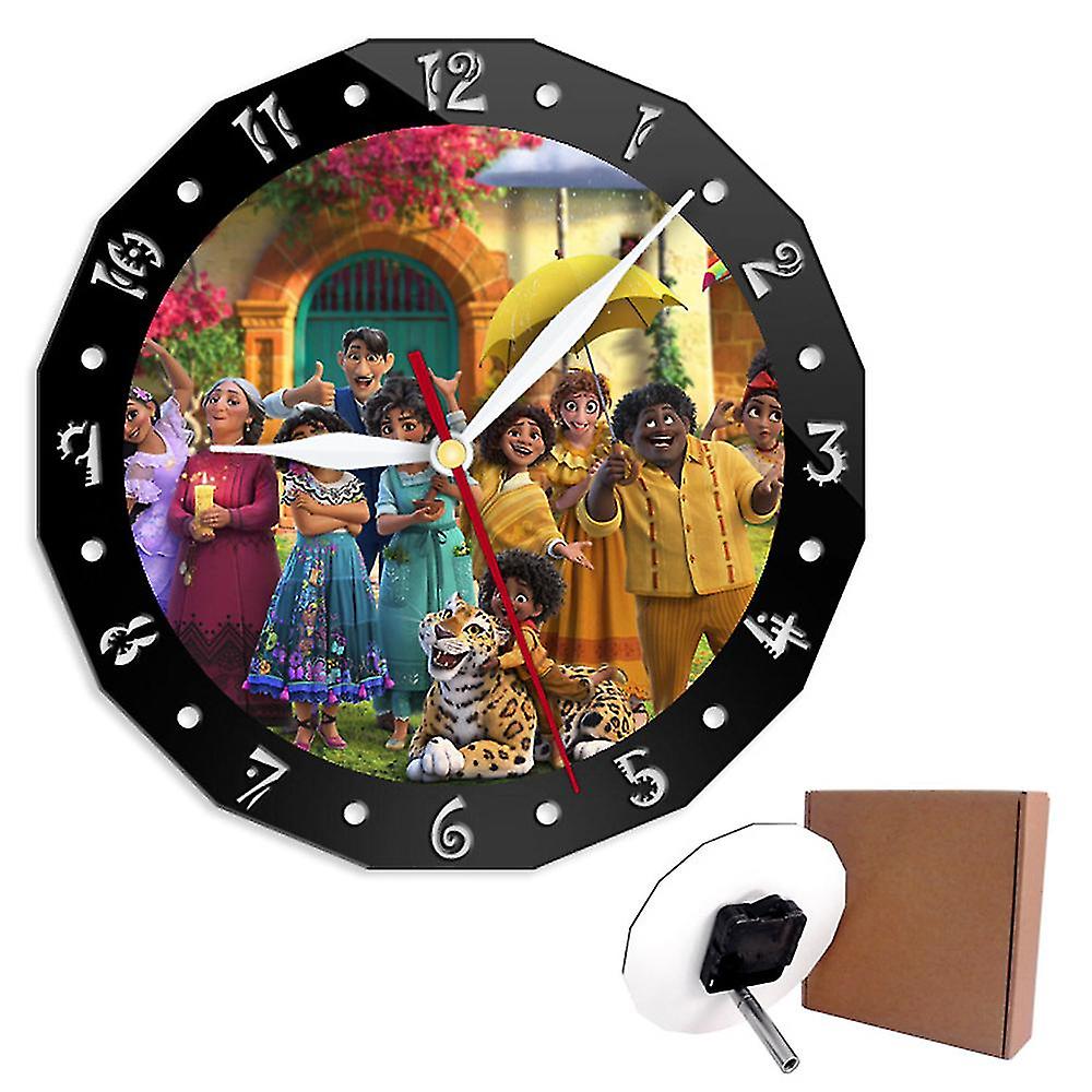 Encanto Clock Dual Use Wall Mounted/desktop Stand Clock Home Decor Kids Gift