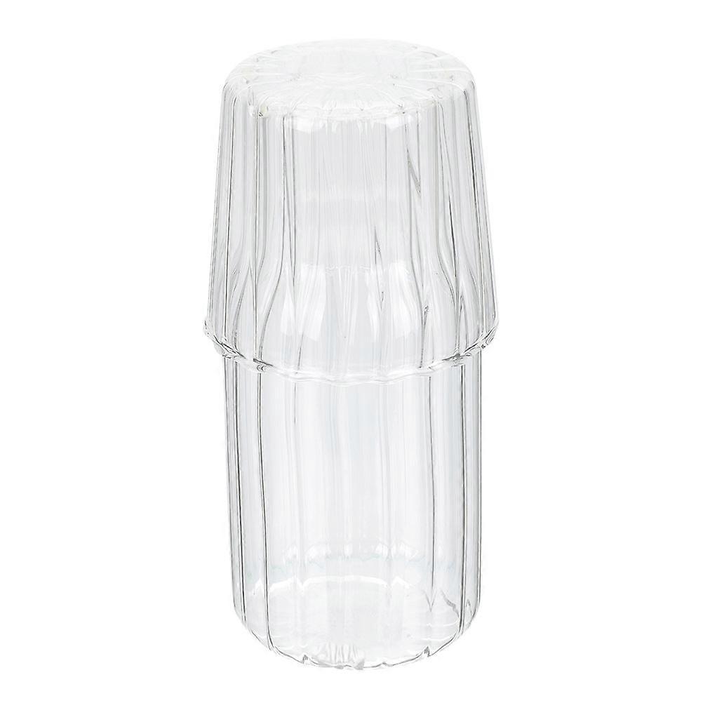 Multi Function Water Jug Transparent Water Carafe For Swimming Pool Party BBQ 17X5.5X5.5CM Round Shape 1 Set