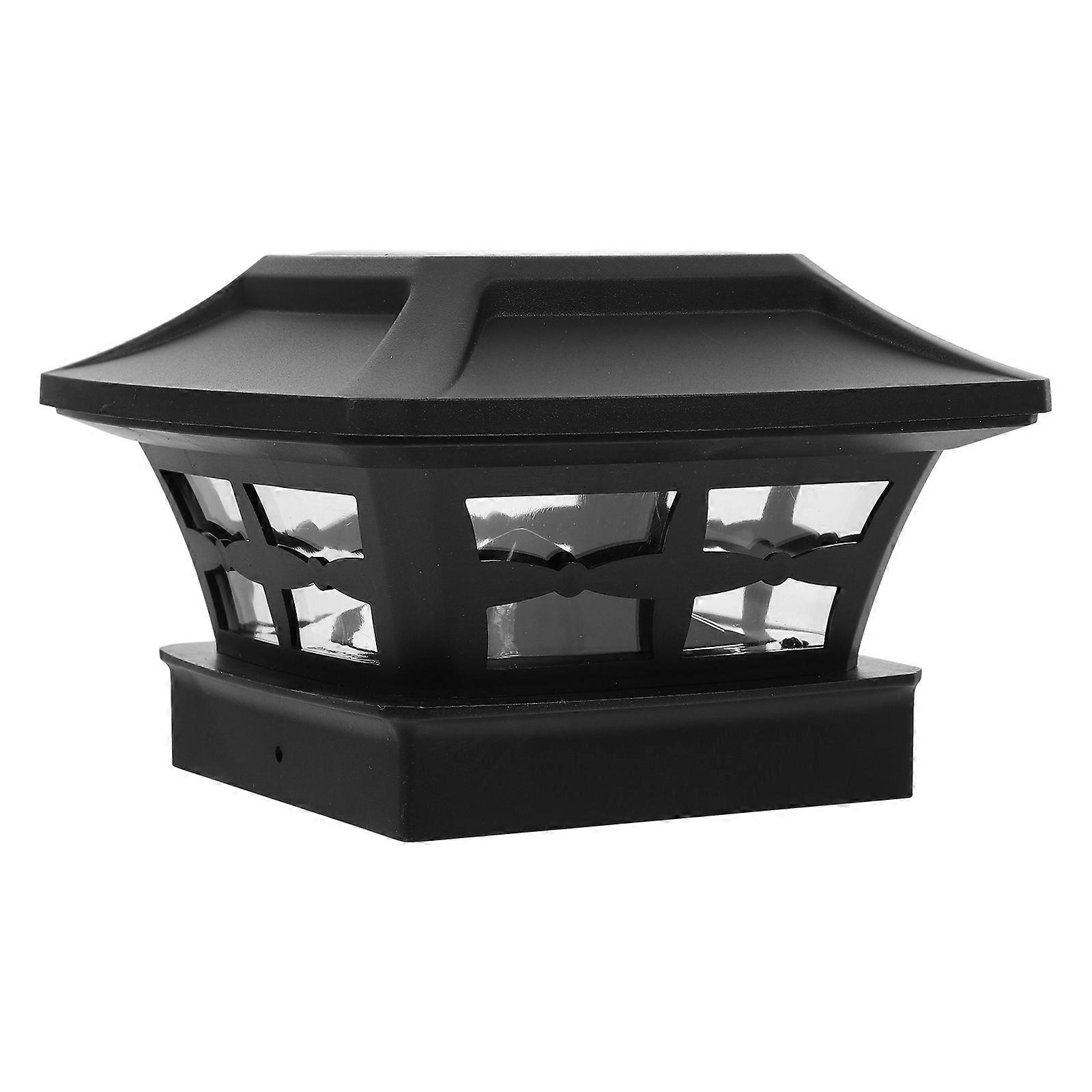 Solar Energy Pillar Lamp Outdoor Lamp Feature with 1Set for Yard Use