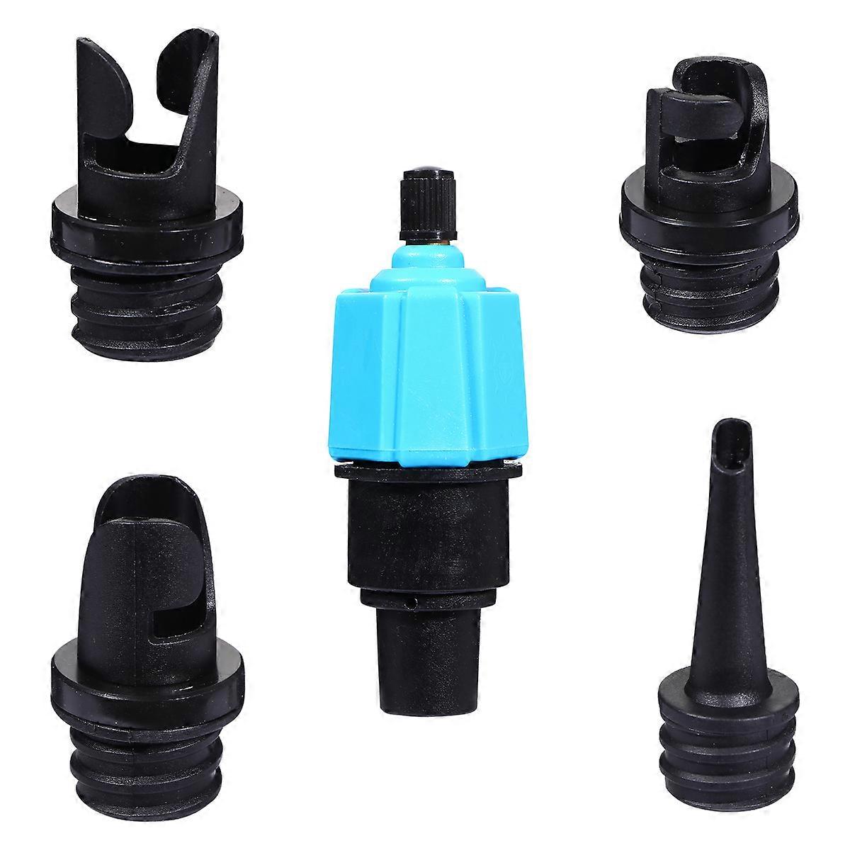 Air Pump Adapter Blue Set for Tire Inflation Inflatable Pool Pump 2Pcs