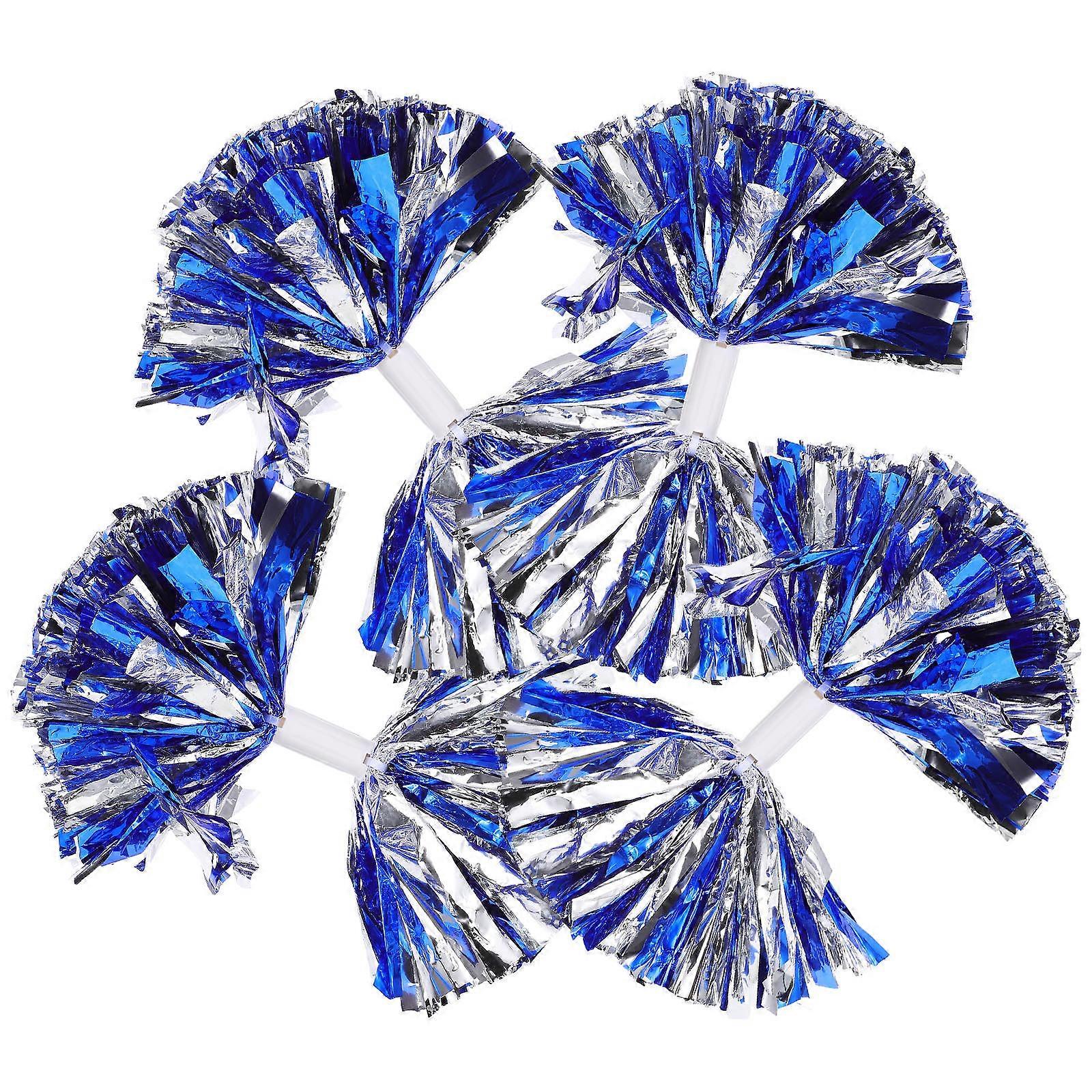 Cheerleading Poms Set 4Pcs Vibrant Cheerleading Prop Dance Routines 34.00X27.00X27.00cm Practical