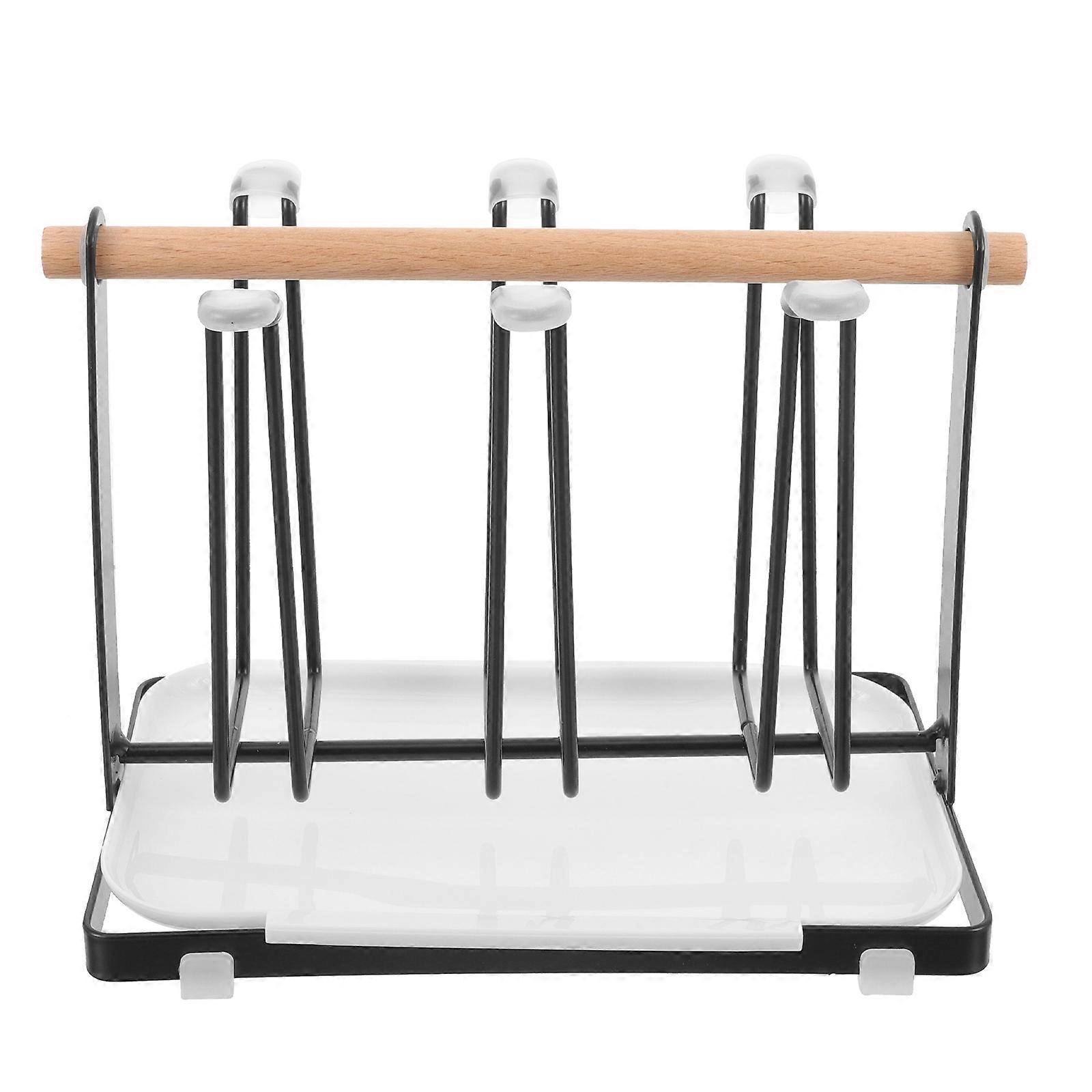 Tea Cup Saucer Display Stand Coffee Mug Display Rack for Kitchen