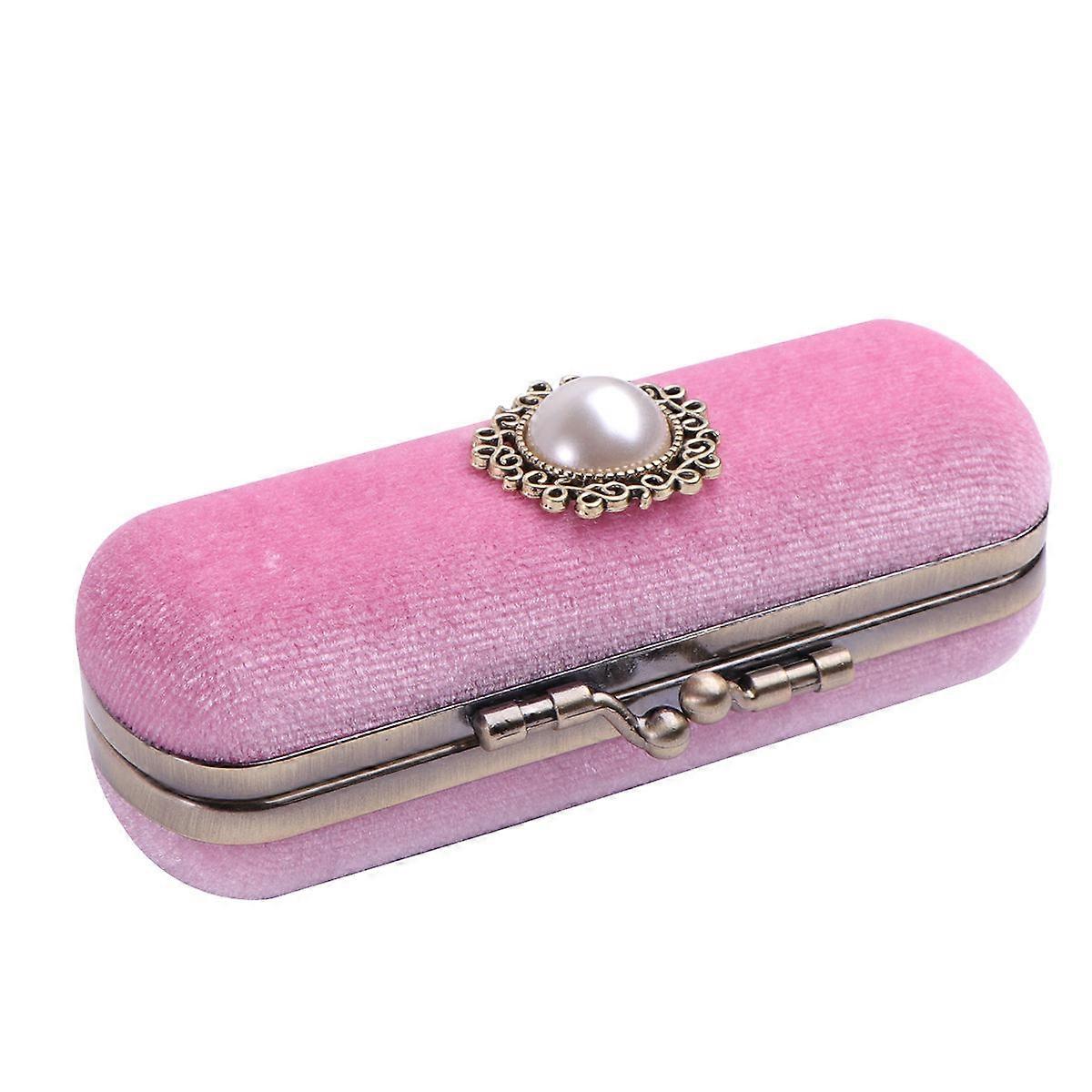 Retro Lip Balm Organizer Bag 3Pcs Durable Cosmetic Storage Case For Makeup With Stylish Design