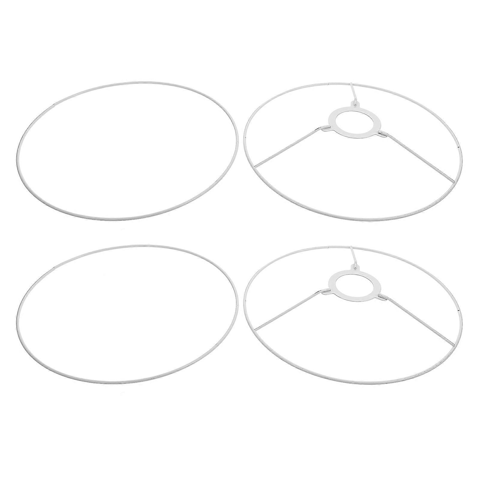 4Sets White Iron Chandelier Bracket for DIY Ceiling Light Frame E27