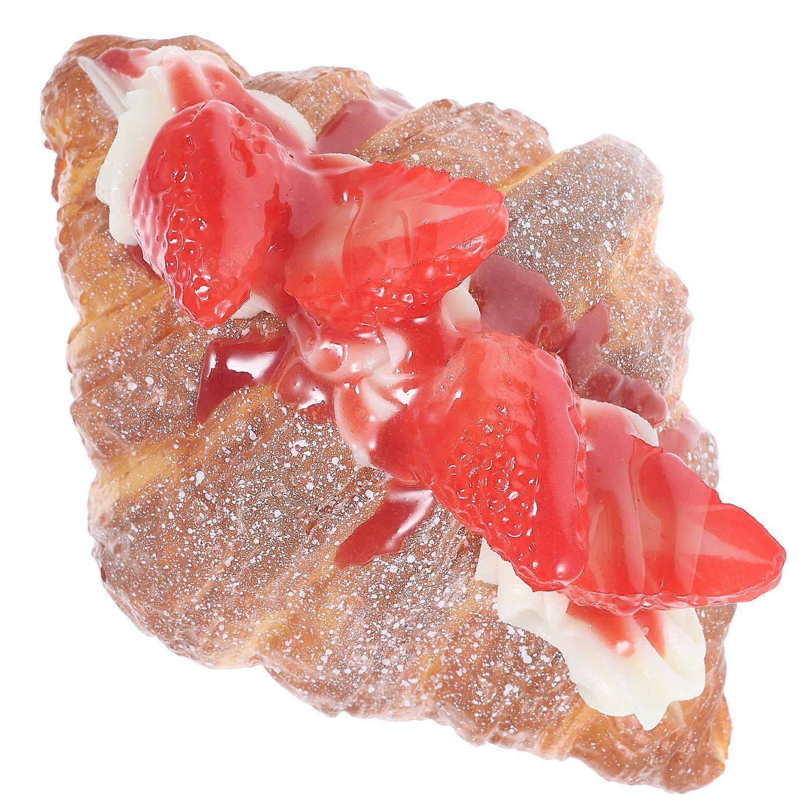 Fake Bread Decoration PU Chocolate Durable Non-Deformable Bread Model for Shop Decor