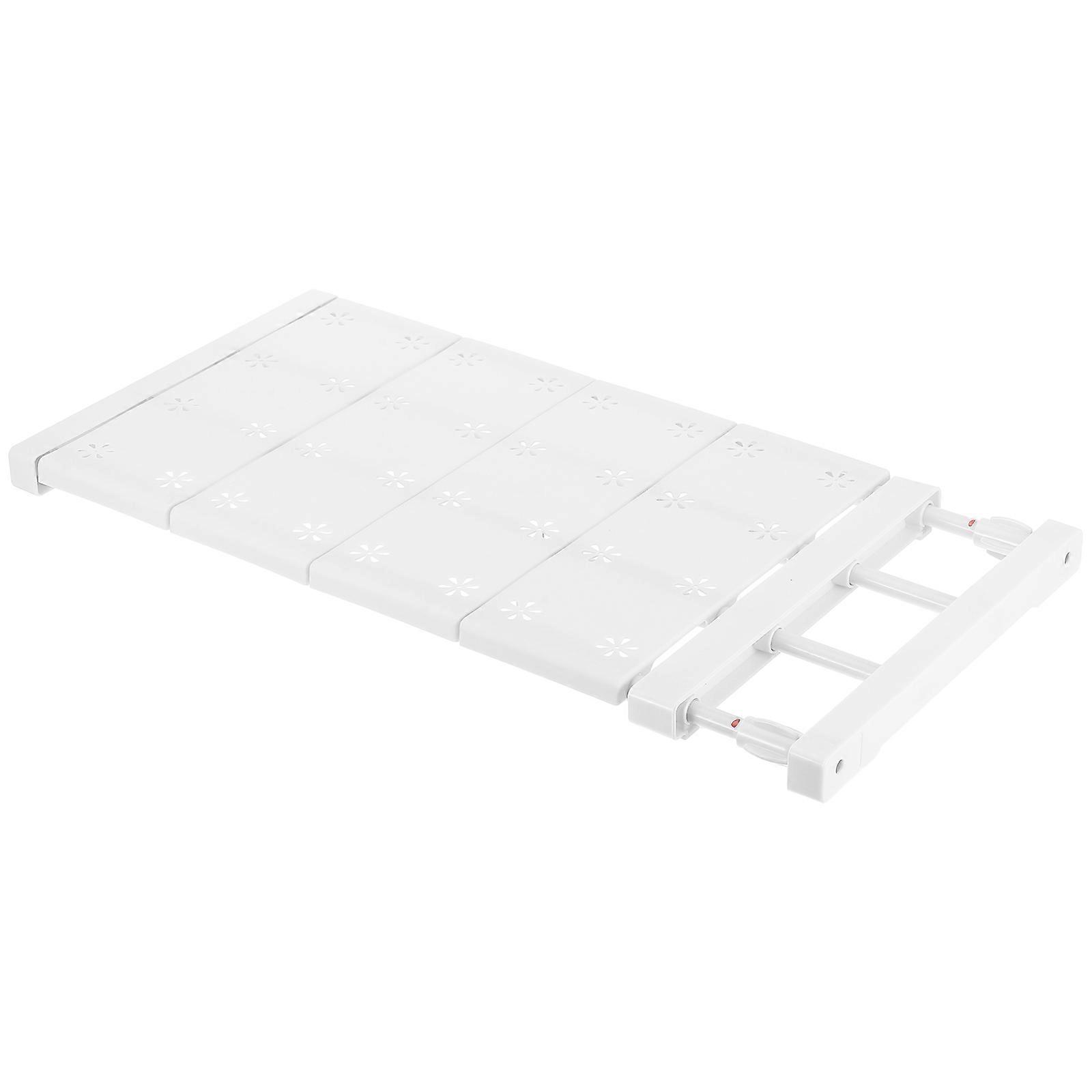 Expandable Closet Rack Tension Shelf for Weekly Clothes Organizer 4Pcs Set