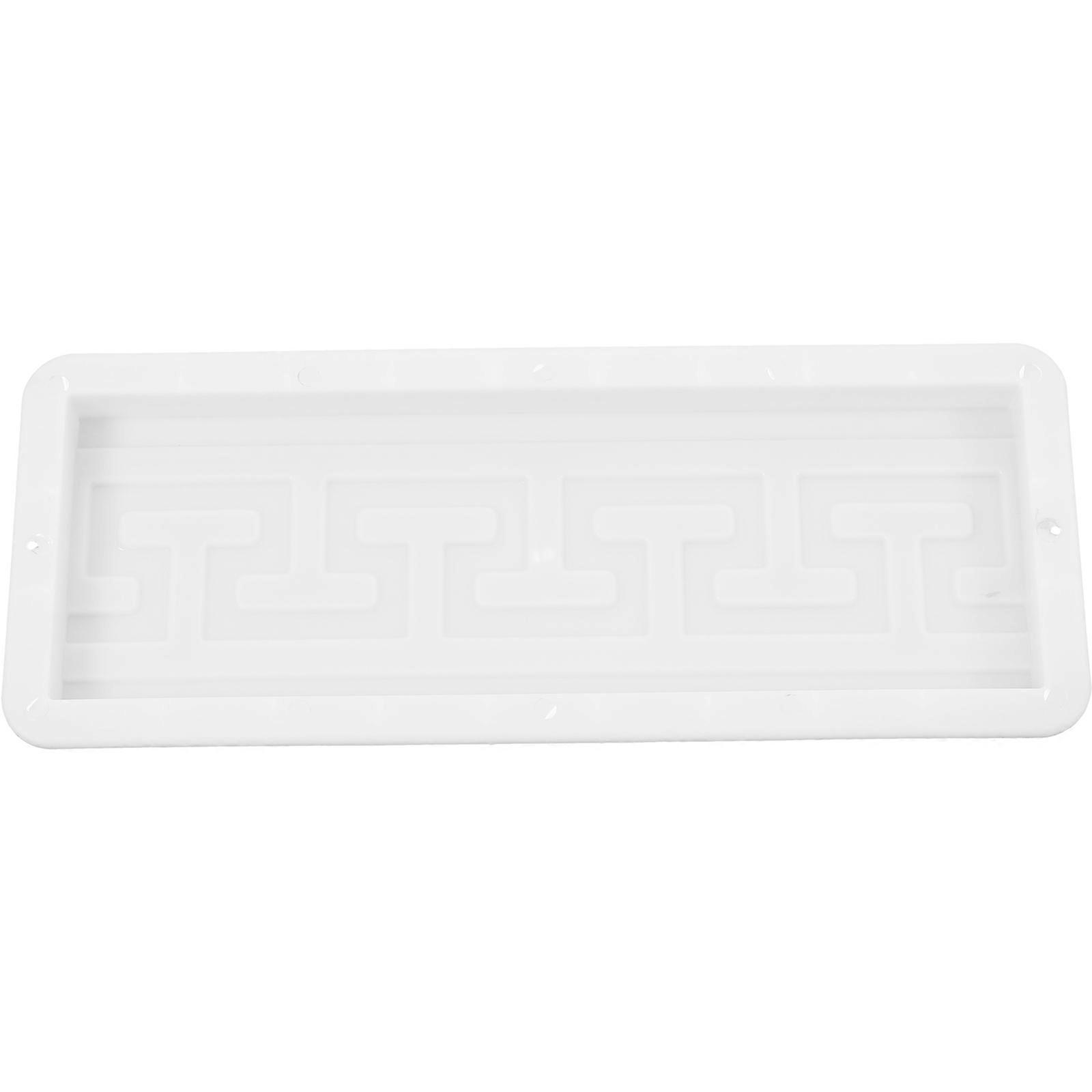Mold For Concrete Path Maker Mold Quick Construction White Color For Outdoor Use 1Set