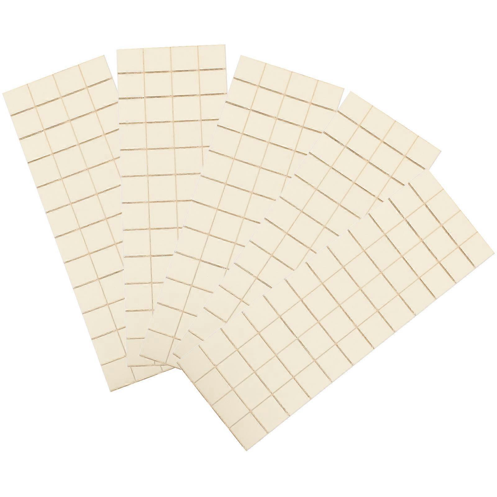 Golden Acrylic Tile Stickers Self Adhesive for 25 Rolls Mosaic Tiles