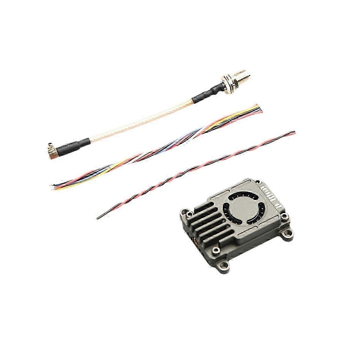 4.9G/5.8G/6G 3W VTX with 72CH FPV Video Transmitter, Supports OSD Tuning for Long-Range RC Drones in the UK