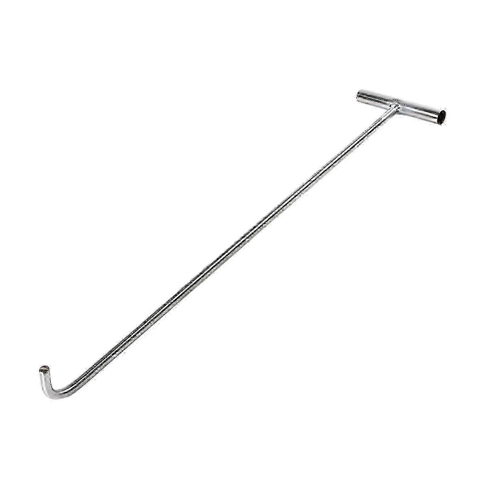 Heavy-Duty T-Shaped Manhole Hook Tool - Versatile UK Utility Tool for Lifting Covers and Lids