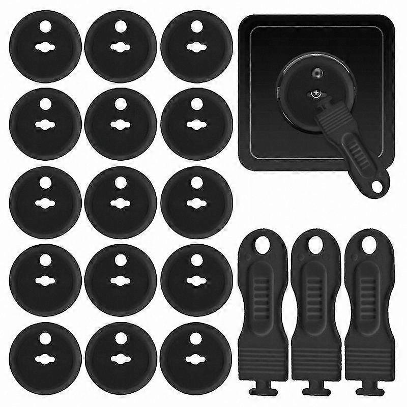 Outlet Covers - 15 Pack - Black