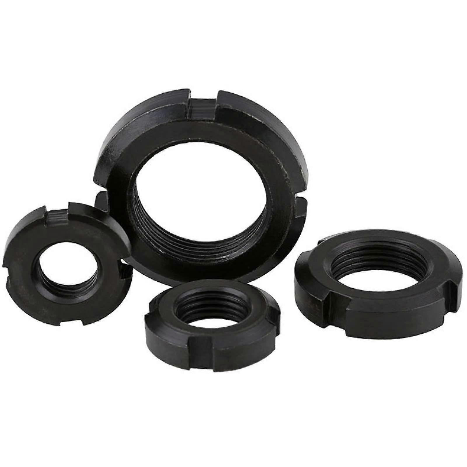 Schlitzmutter M10-M60, Round Nut, GB812 Backstop Nut, M25*1.5, 8-Piece Set, Four-Slot Screw Lock Nut