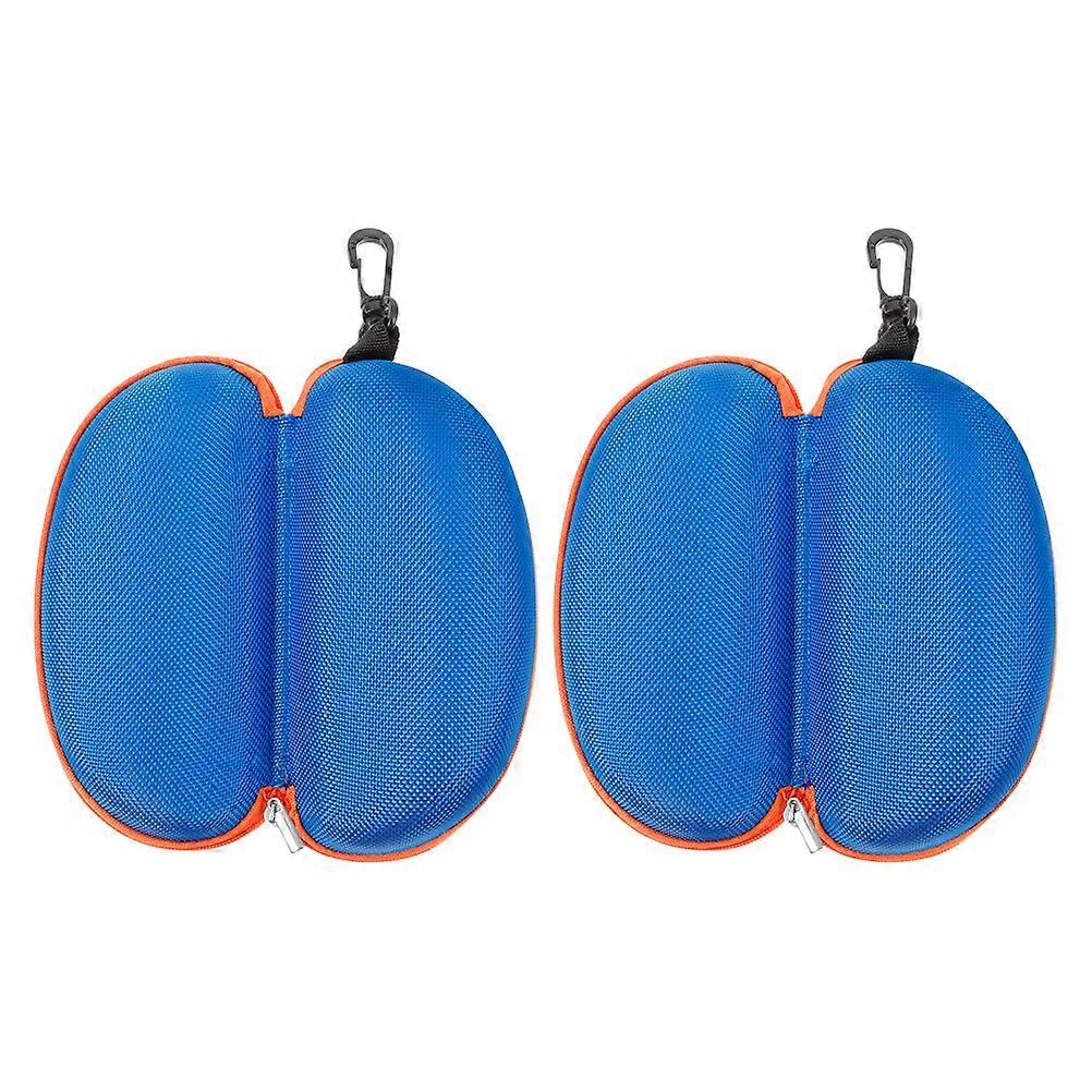 Sunglasses Organizer And Swim Goggle Case Daily Use Storage Holder Portable EVA Material Rectangular Shape Multi Color 4Pcs