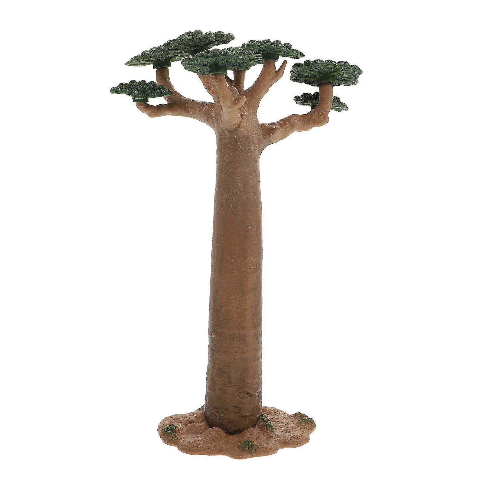 Simulation Mini Model Tree Model for Table Decor 2Pcs Multi