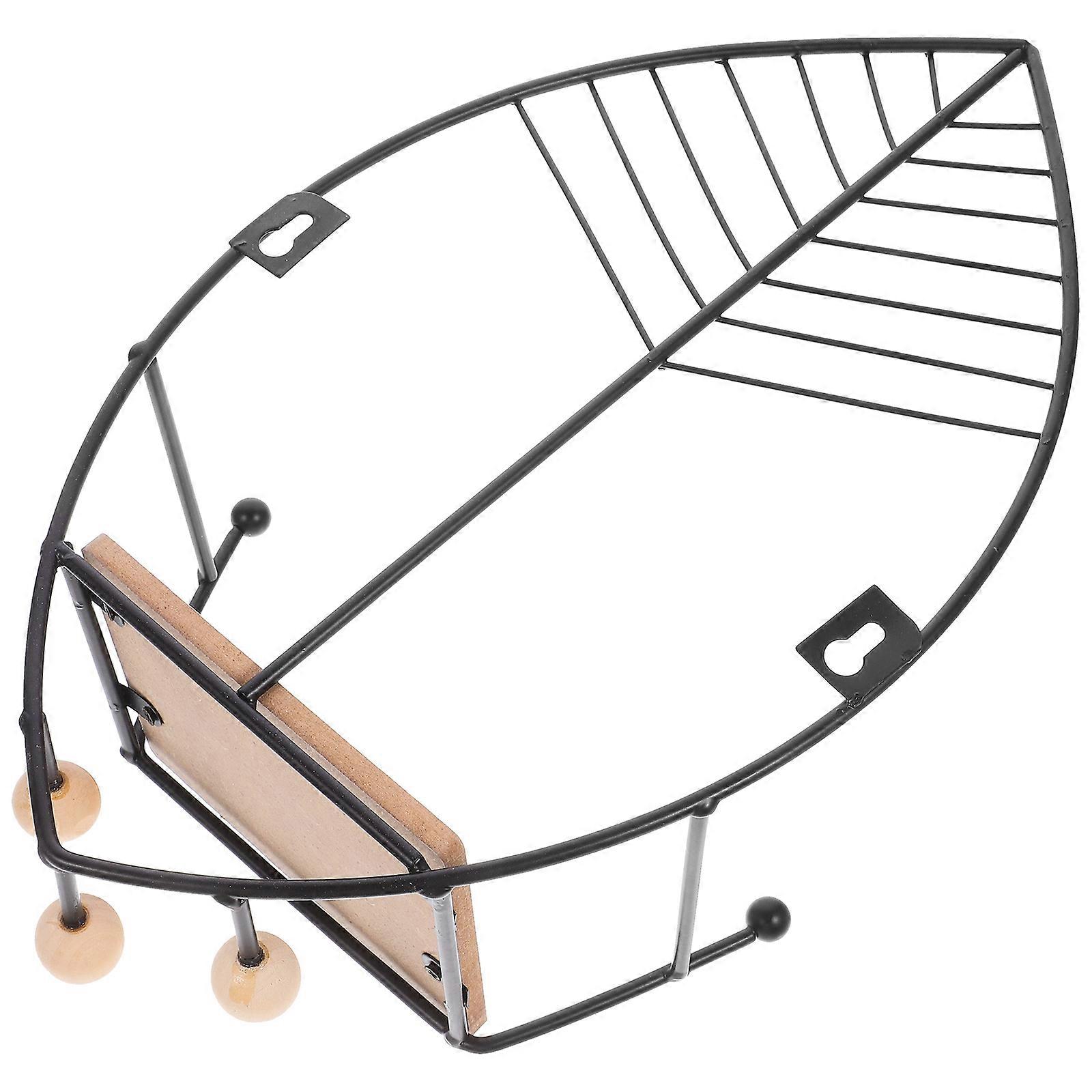 Floating Shelf Wall Storage Shelf for Home Use Black