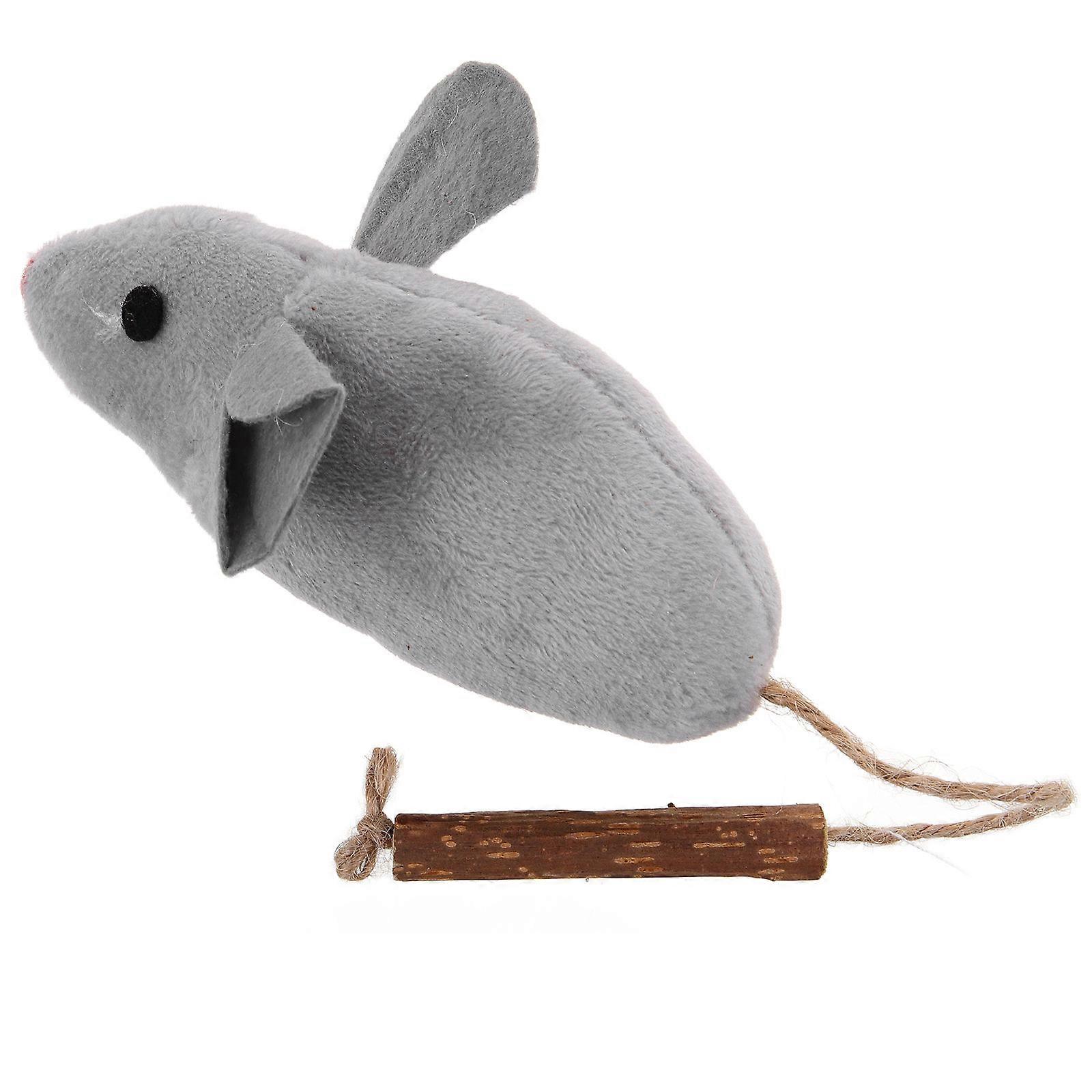Cat Mouse Toy for Indoor Cats Interactive 2Pcs Kitten Chew Toys Set