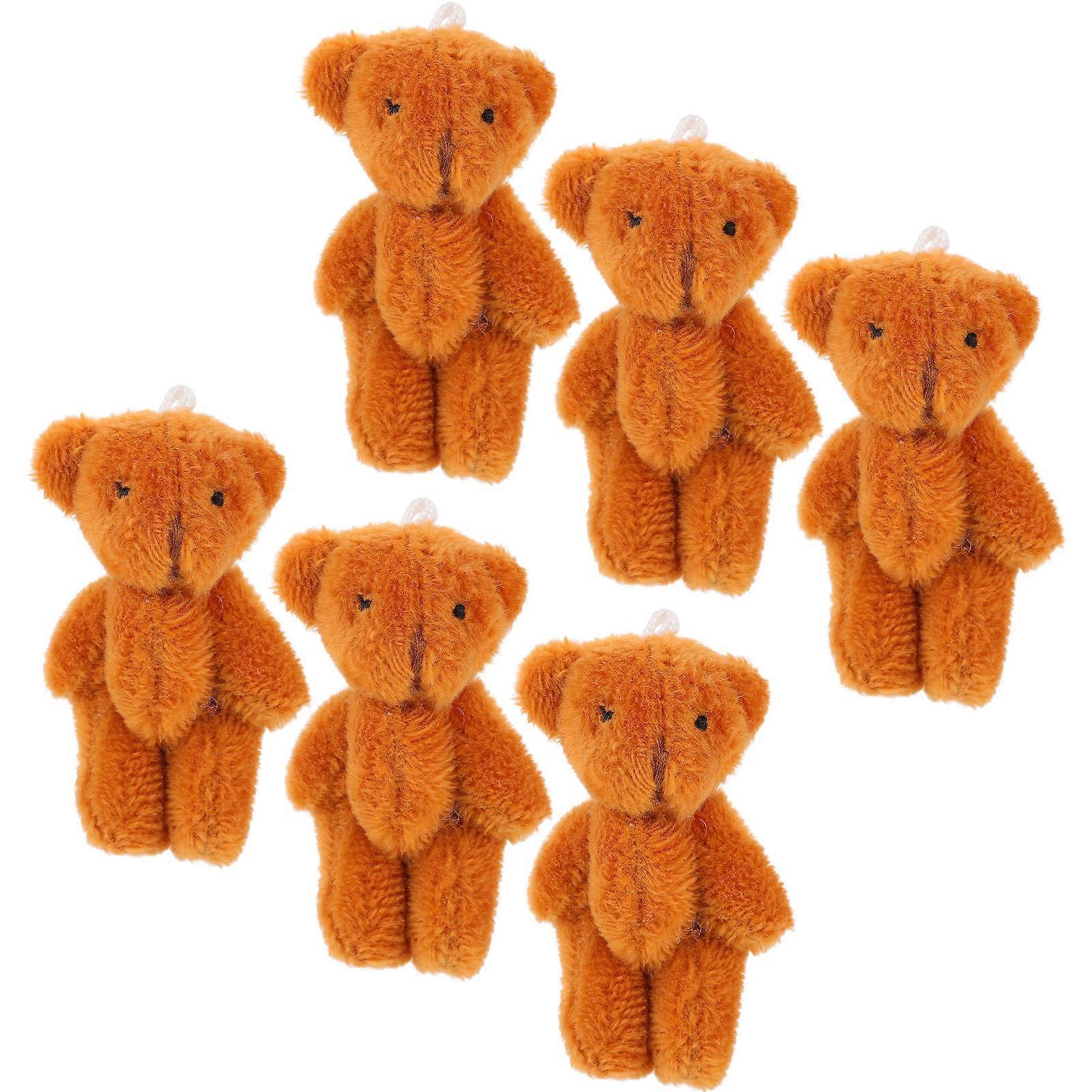 Bear Keychain Pendants Mini Bear Doll As Hanging Decor 30Pcs Set