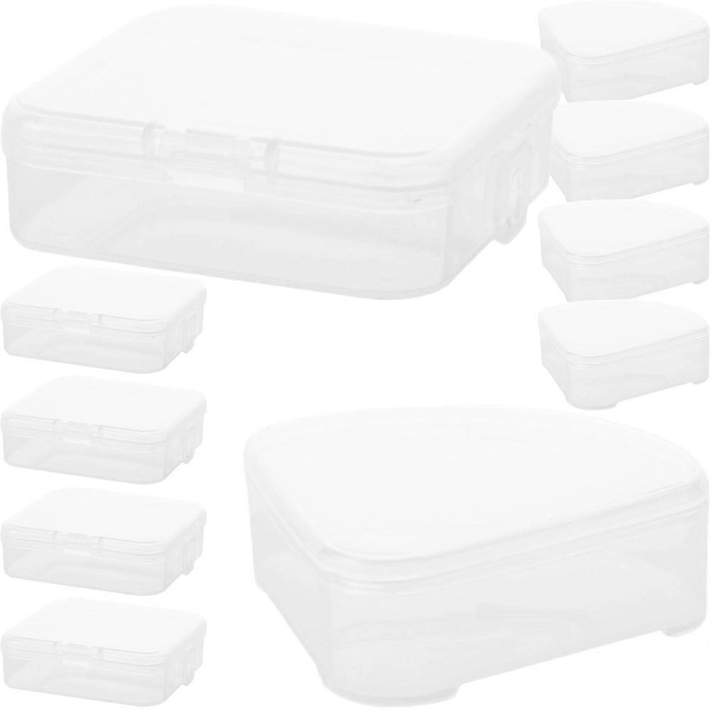 Makeup Sponge Holder Case Transparent Cosmetic Sponge Container 20Pcs