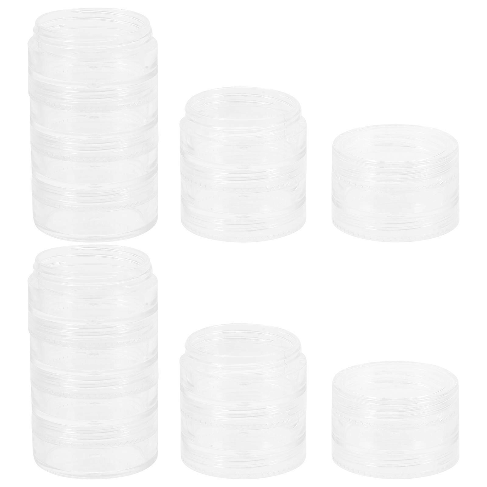 Plastic Storage Box Organizer for Pill Holding 2Pcs Weekly Organizer