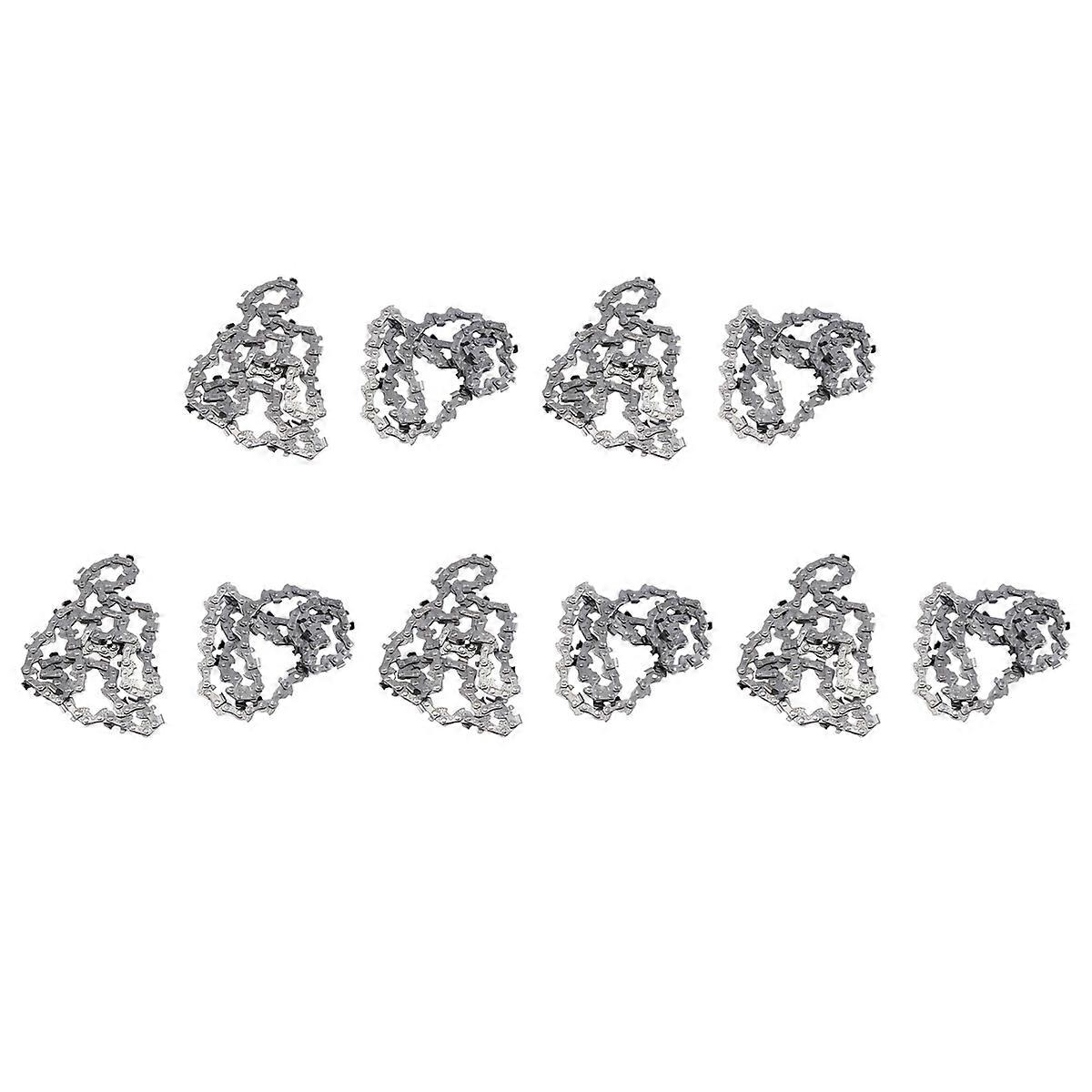 2Pcs 8 Inch Mini Chainsaw Chain Replacement Guide Saw Chain