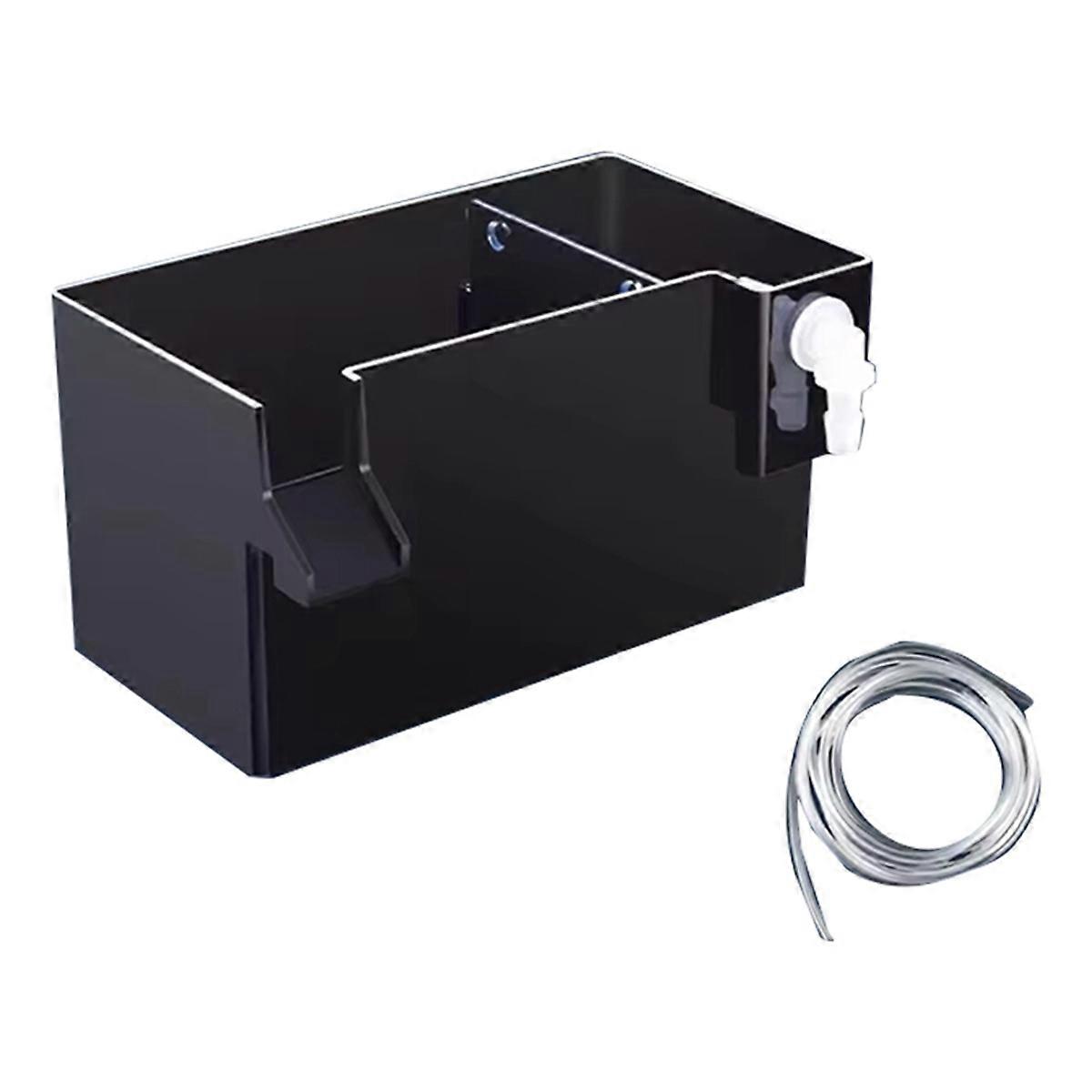 Black Fish Tank External Acrylic Filter Dry and Wet Separation