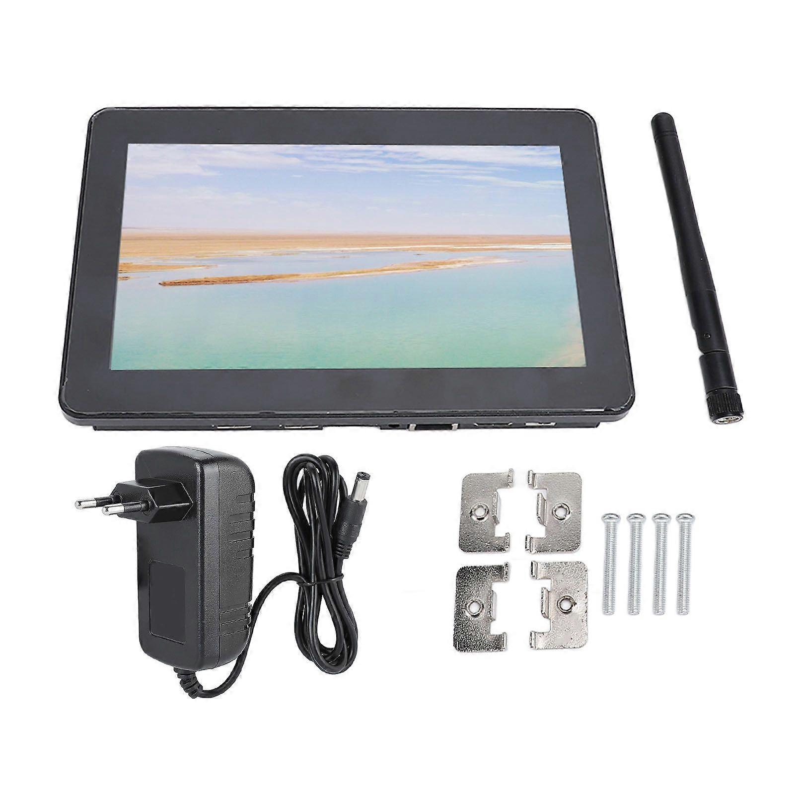 7 Inch Industrial Embedded Panel PC 1024x600 16:9 Dustproof Waterproof Capacitive Industrial Touch Screen Panel Computer EU Plug 100240V