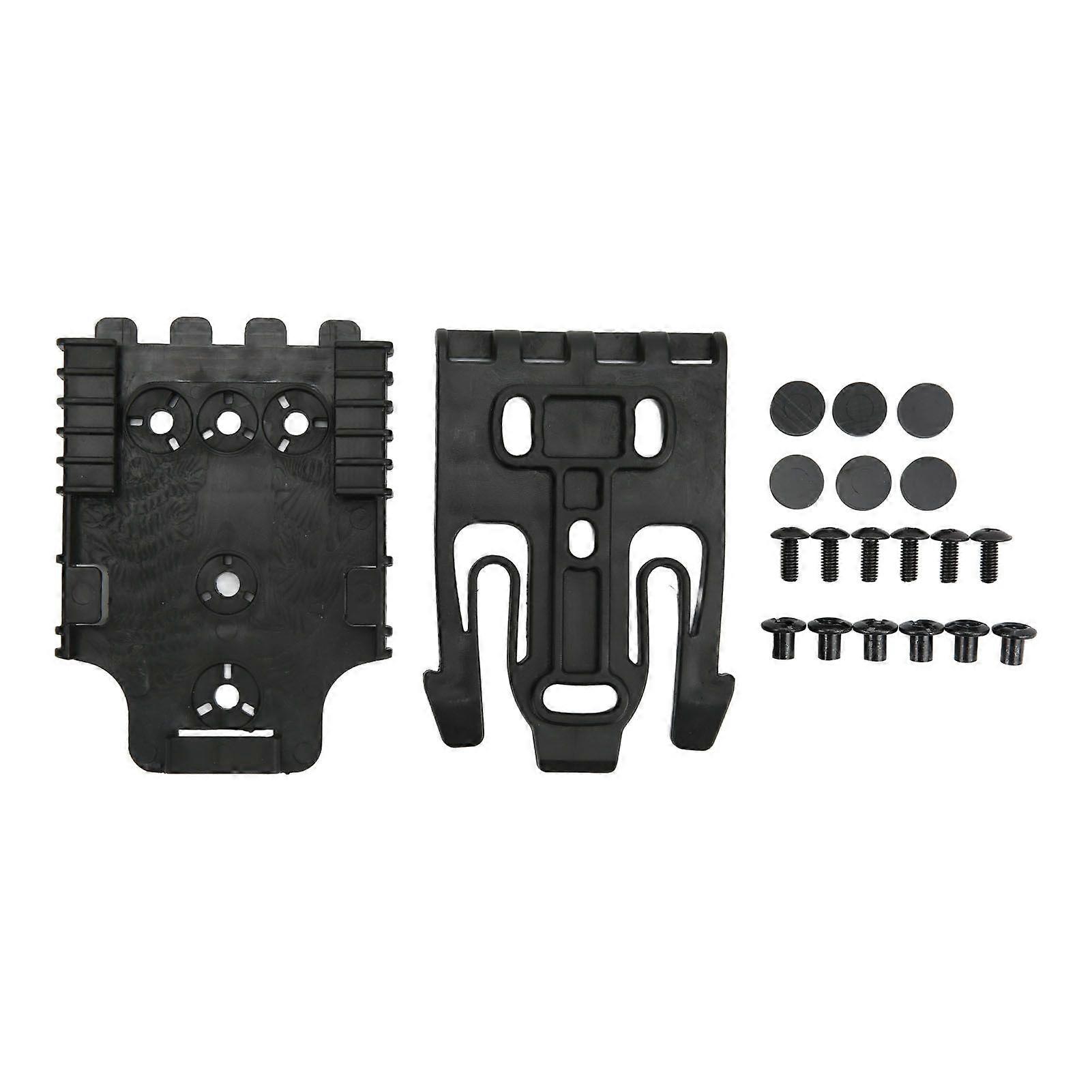 Quick Release System Kit Locking Buckle and Receiver Plate Black Nylon for On Duty Belt Girdle