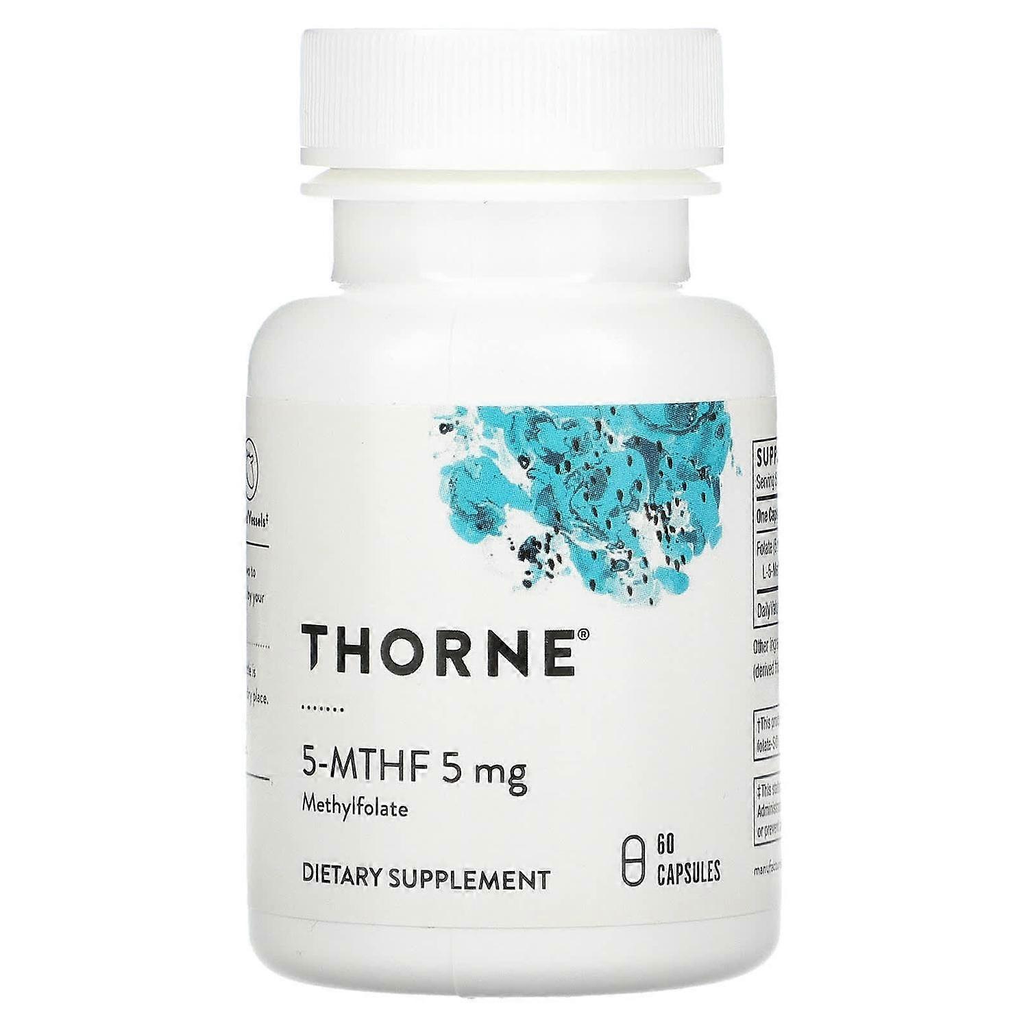 Thorne Research, 5-MTHF, 5 mg, 60 Capsules