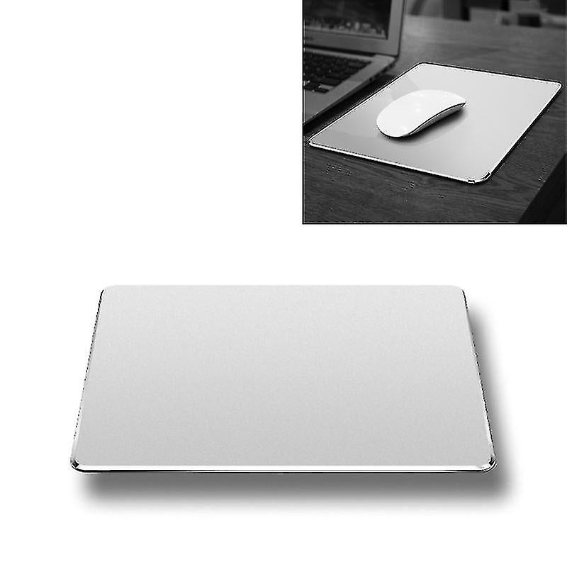Computer Accessory Sets Aluminum Alloy Double-sided Non-slip Mat Desk Mouse Pad Size : Mini Silver