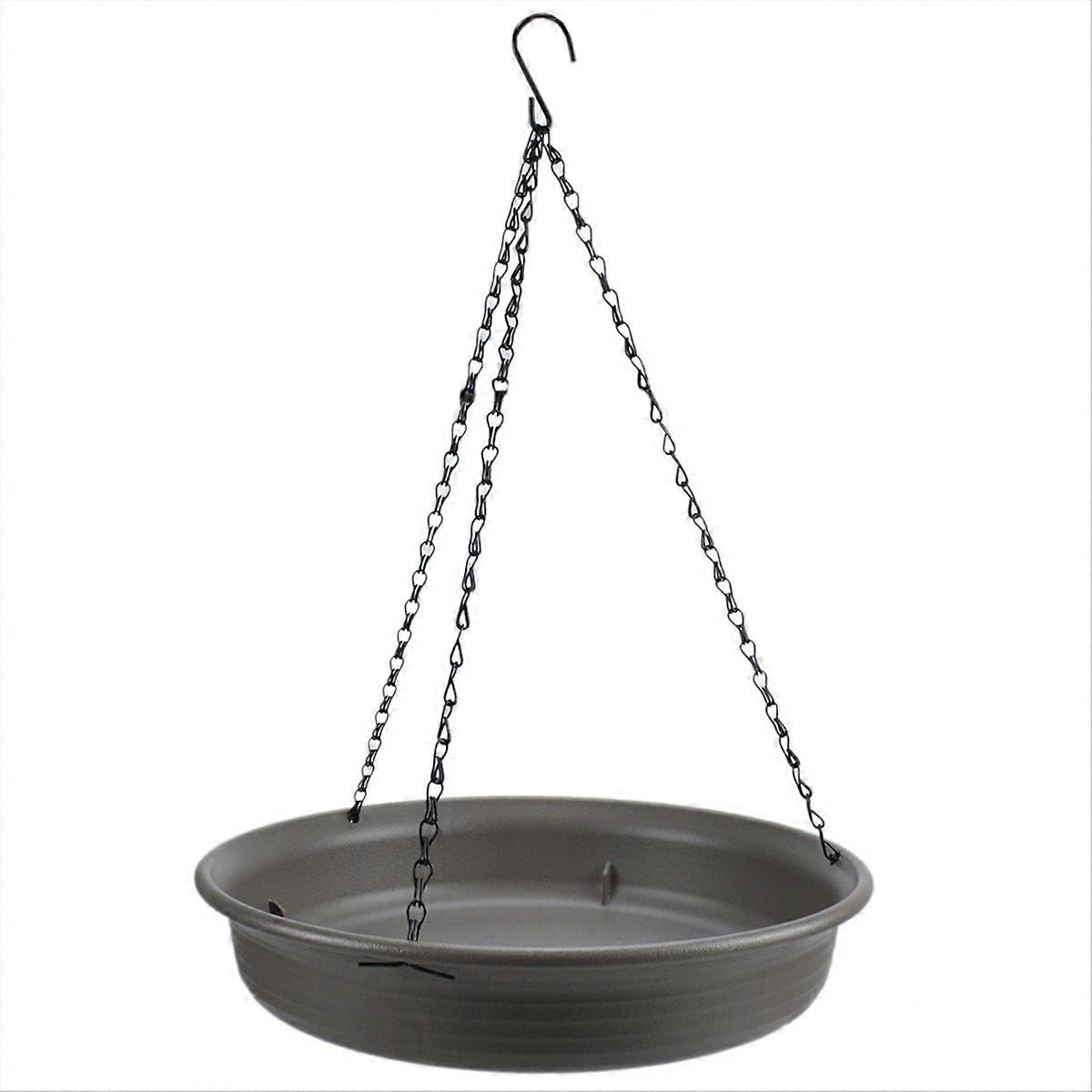 Hanging bird bath hanging bird feeder round tray