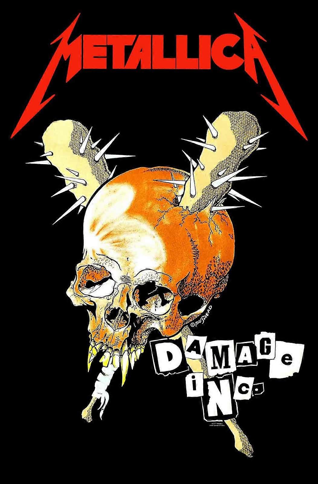 Metallica Damage Inc Textile Poster