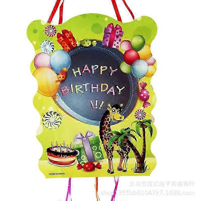 Cartoon Party Pinata Birthday Decoration Creative Gift Stitch Princess Superhero Party Supplies