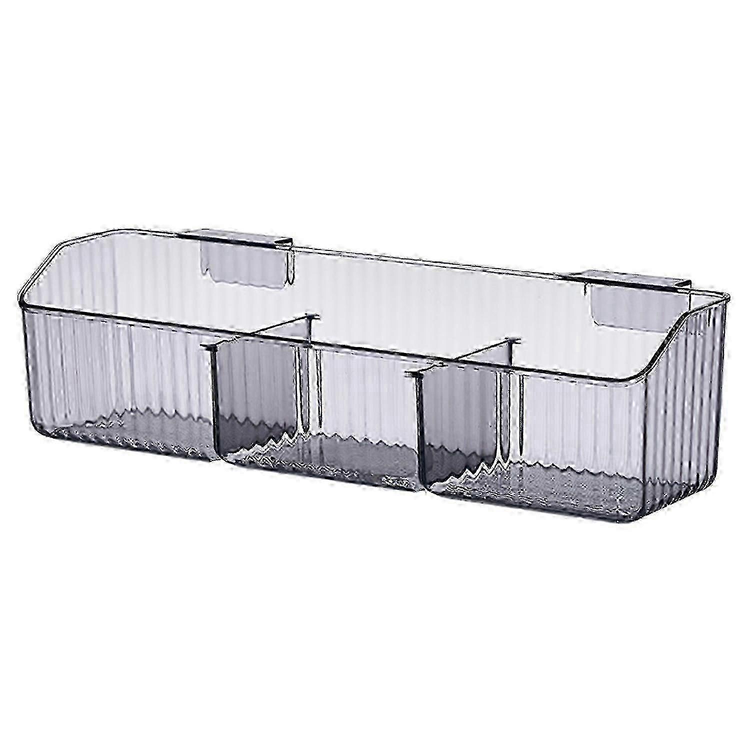 Wall Mounted Multi Compartments Storage Basket Onion Ginger Kitchen...