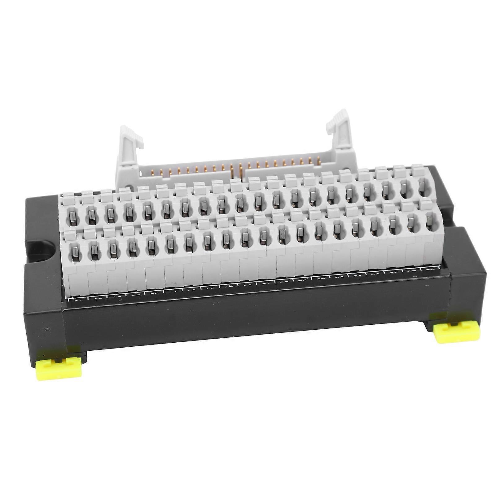 Terminal Block 40 Pin Breakout DIN Rail Mounting Adapter Connector Switch Control IDC40PDK