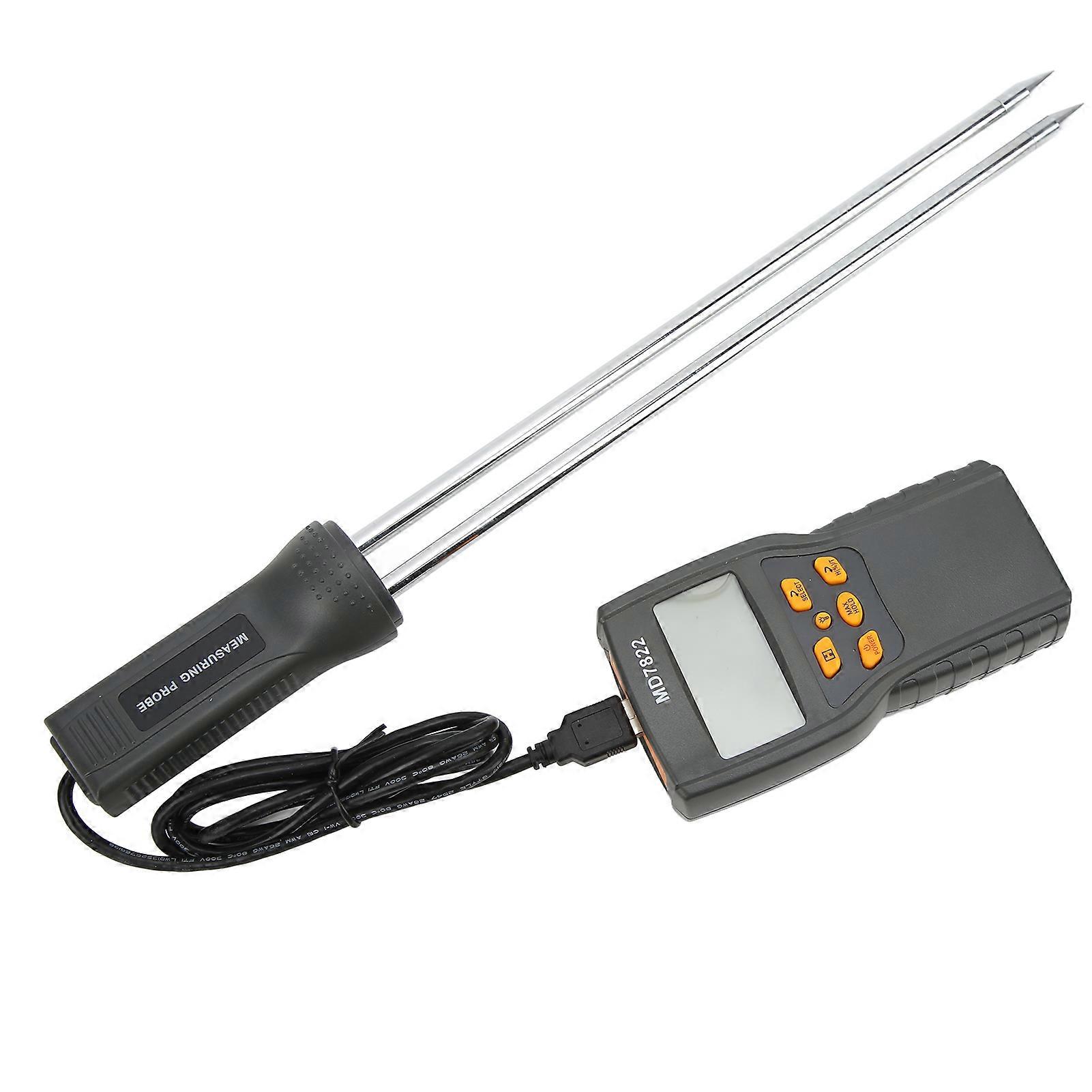 Grain Moisture Tester Digital Display Electronic Detection Meter for Wheat Rice Corn