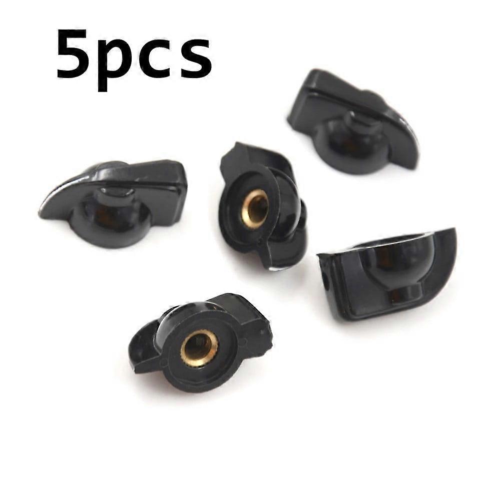 5Pcs Useful Shaft Hole Dia Bakelite Potentiometer Pot Pointer Knobs 6mm