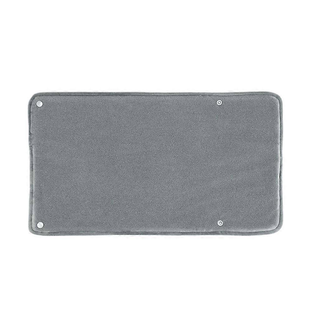 Gray USB Hand Warmer with Intelligent Temperature Control for Home Office and Travel Use