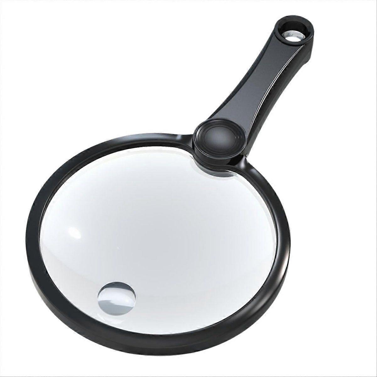 Loupe portative avec LED anti-scintillement pour le soin des yeux - 3 modes d'éclairage réglables, rechargeable