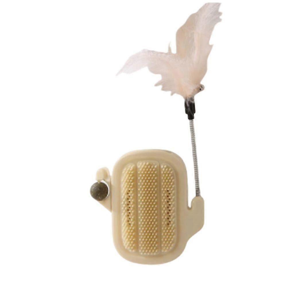 3 in 1 Cat Self Groomer Brush,Cactus Style Wall Corner Massage Comb Scratcher