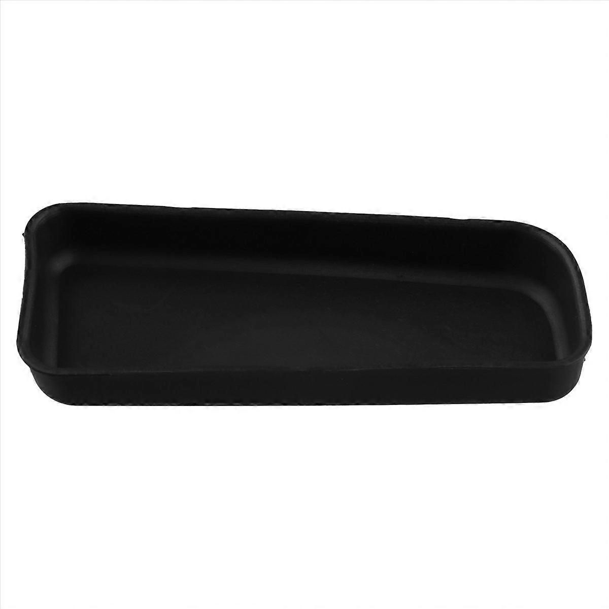 Black Gearshift Center Con Console Bin Mat For Charger