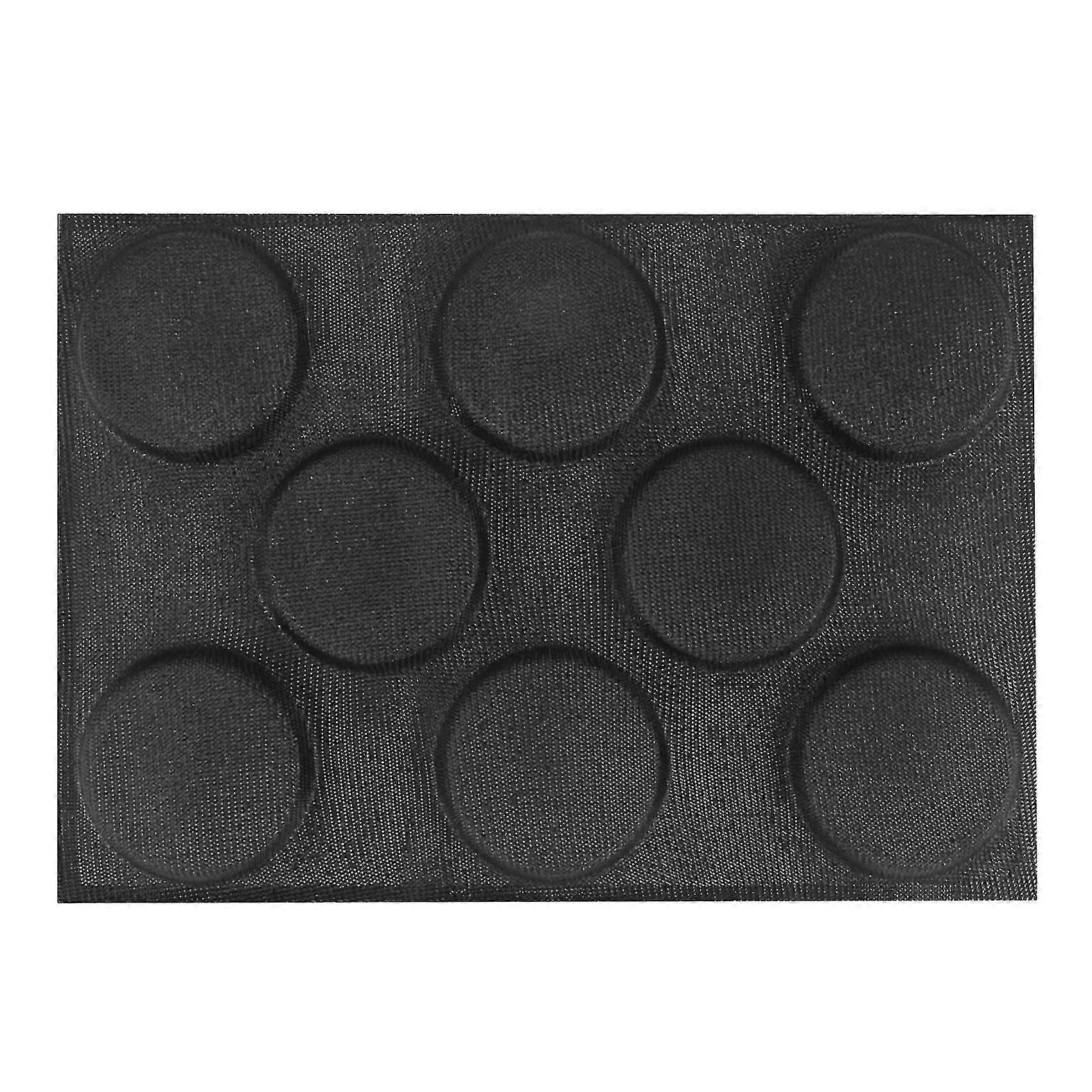 Silicone Hamburger Bread Forms Perforated Bakery Molds Non Stick Baking Sheets Fit Half Pan Size (haoyi)