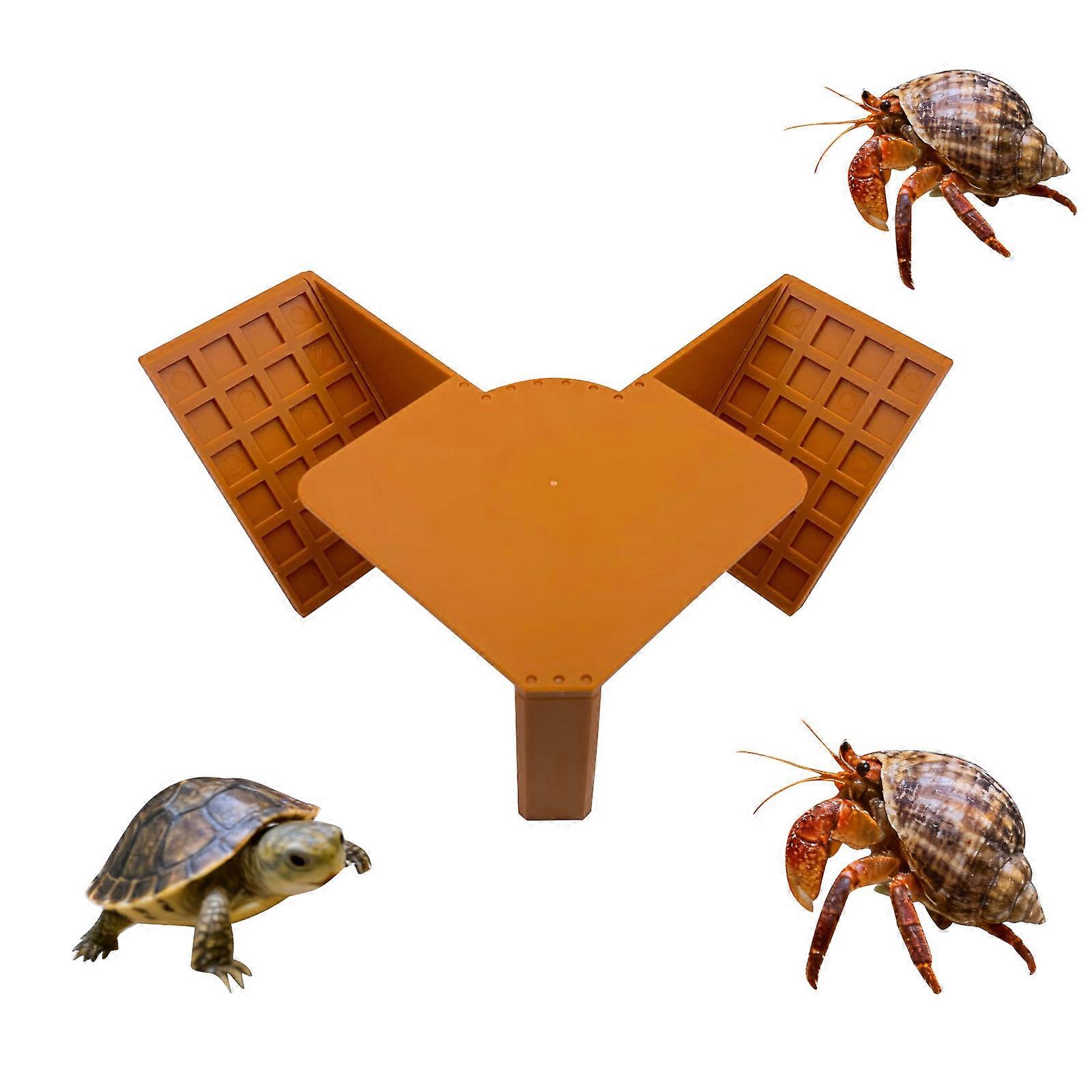 Herpeton Cistern Ascending Structure ABS Green Anchorite Shrimp Shelter with Natural Rock Texture Multicolor