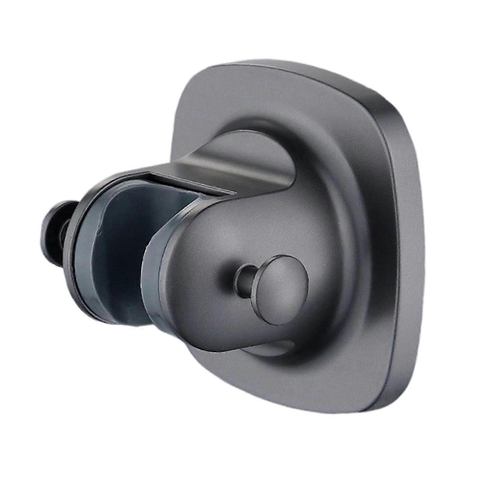 Tool Shower Head Holder Strong ABS Rack Adjust Height 360 Rotation Universal For Most Handheld Showerheads  Gun grey