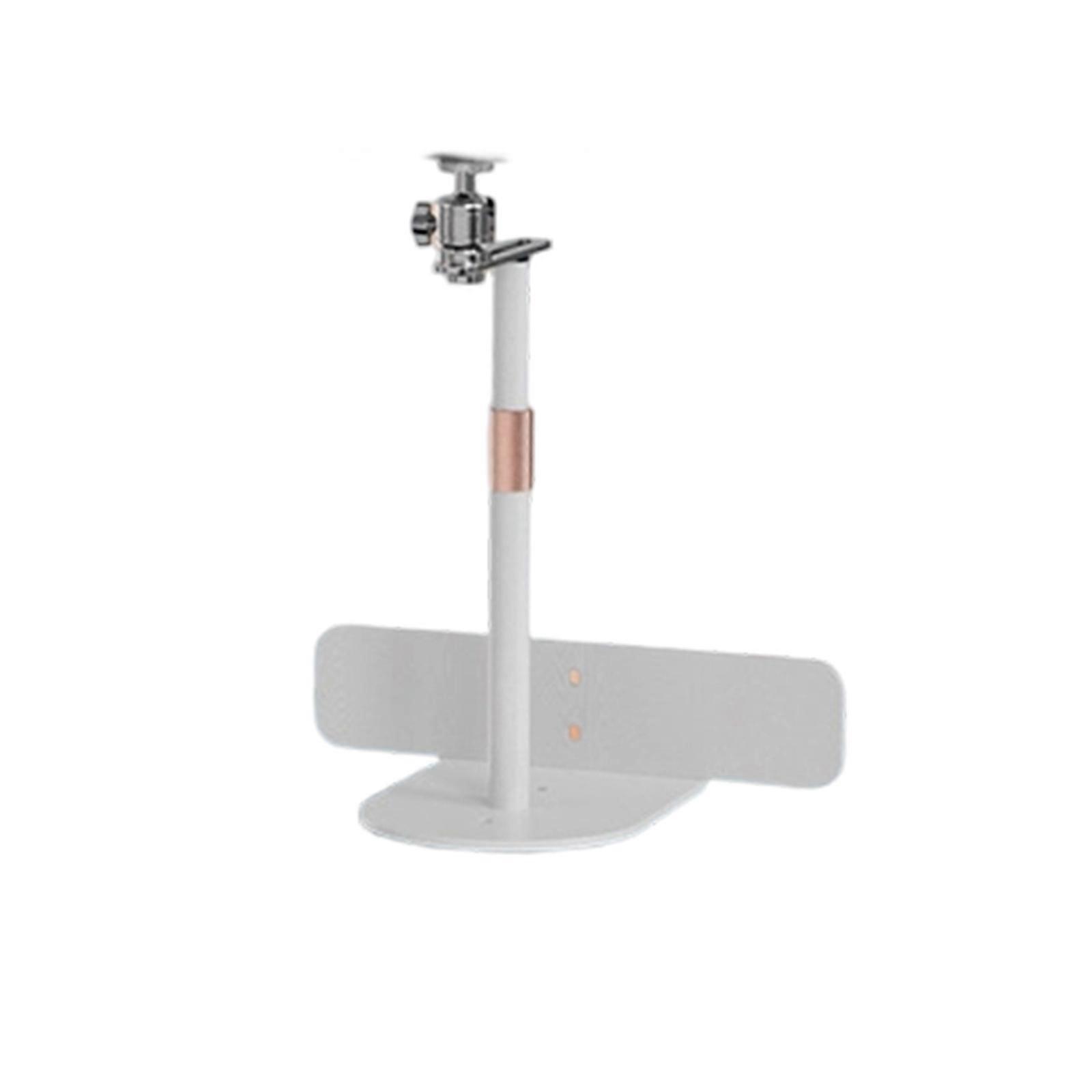 No Drill Installation Adjustable Projectors Stand With  Rotations 90° Tilt And Universals 1/4 Screw For Home Theater Office Use  White