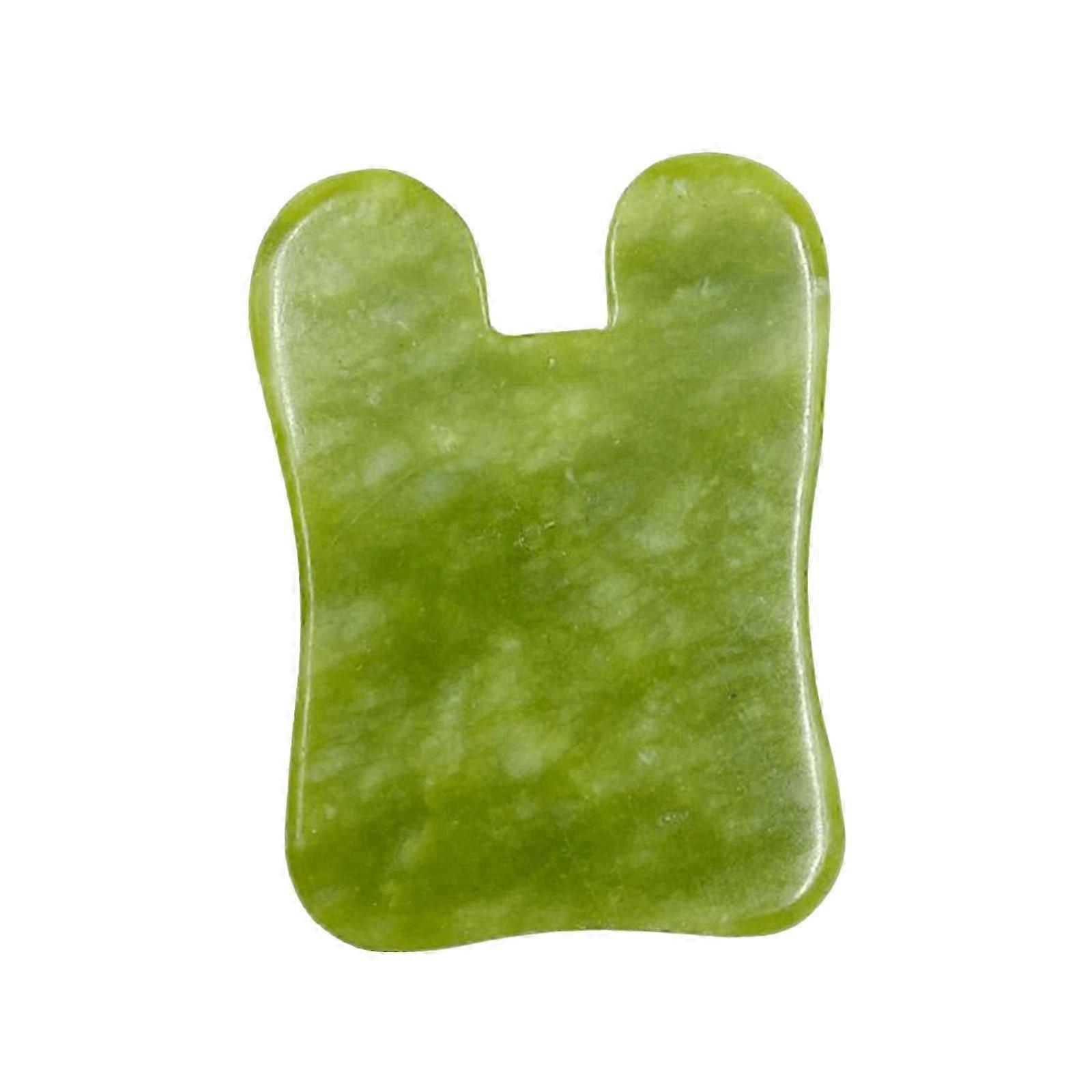 2-in-1 Jade & Rose Quartz Gua Sha Set - Lymphatic Drainage Scraping Massage Stone 26s