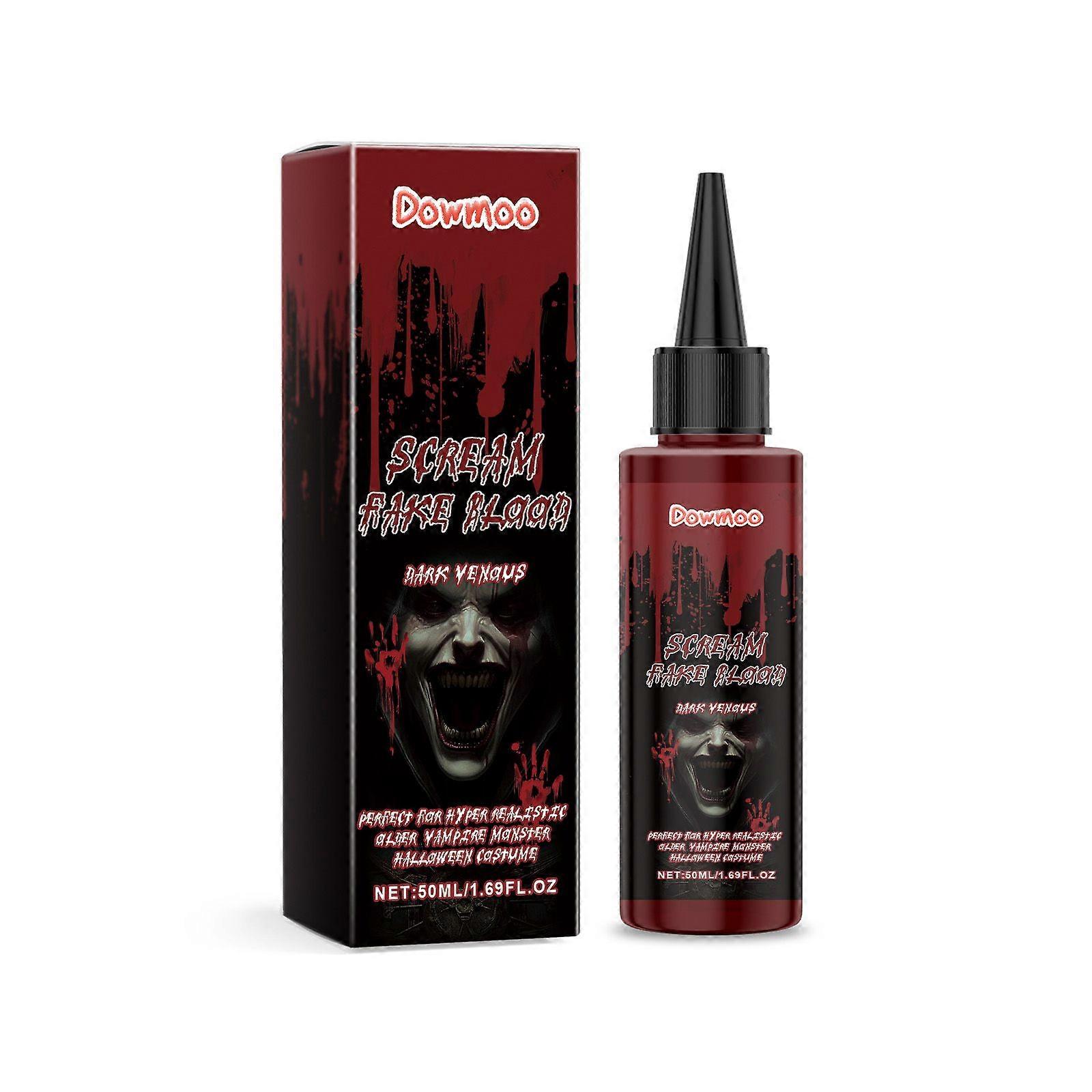 Dowmoo Halloween Blood Drops - Create a spooky effect and festive atmosphere with realistic blood props (50ml)
