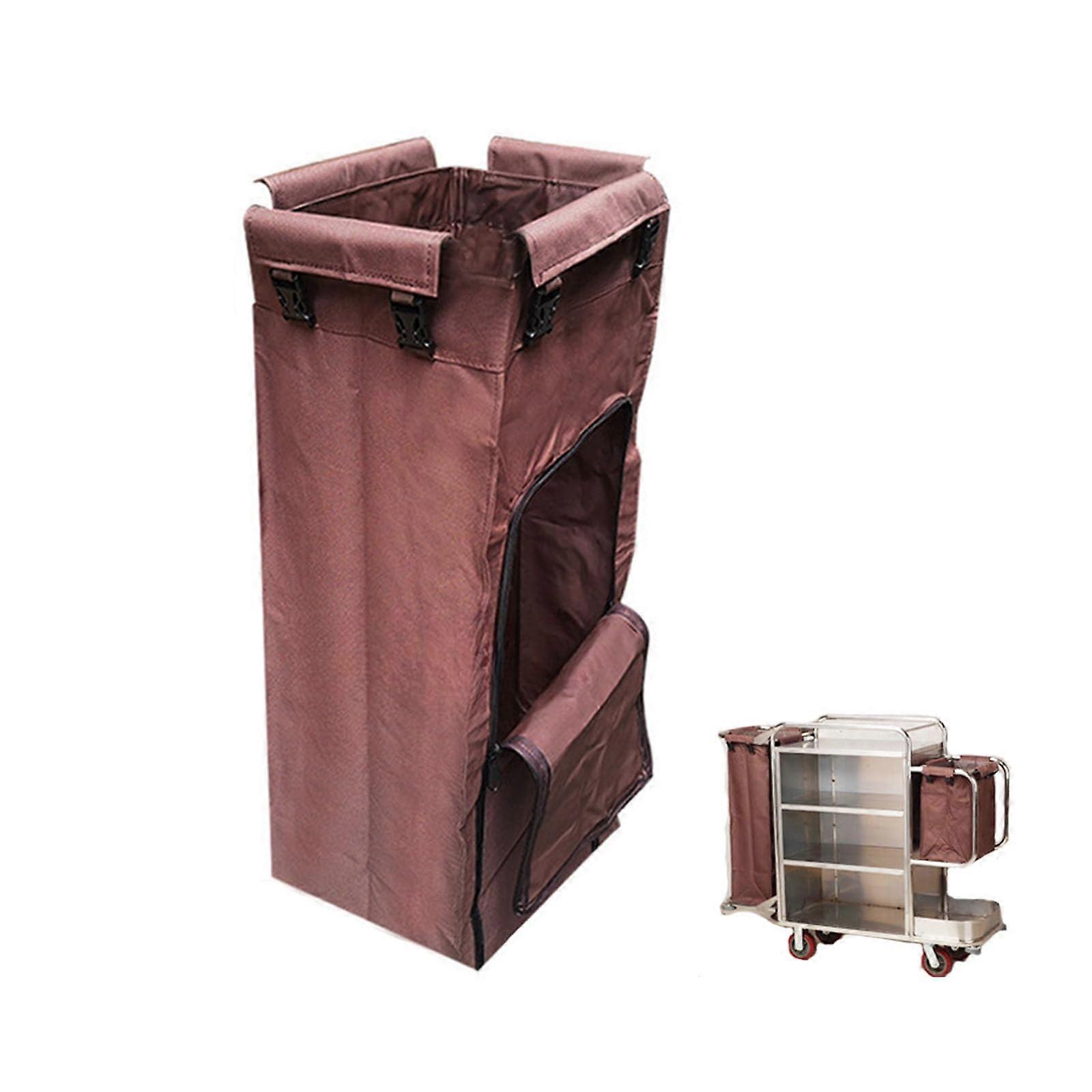 Janitorial Cart Replacement Bag Oxford Cloth Liner for Laundry and Housekeeping