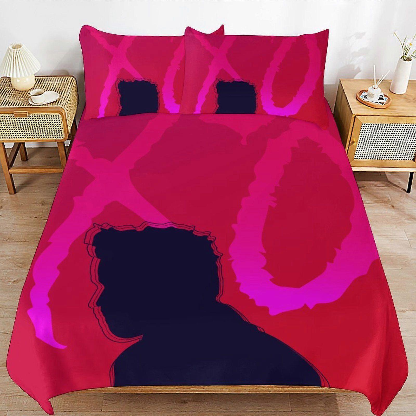 y278 The Weeknd Luxurious Soft Feel Durable Weave Structure for Cozy Sleep Duvet Cover Sets with Zipper Access v278