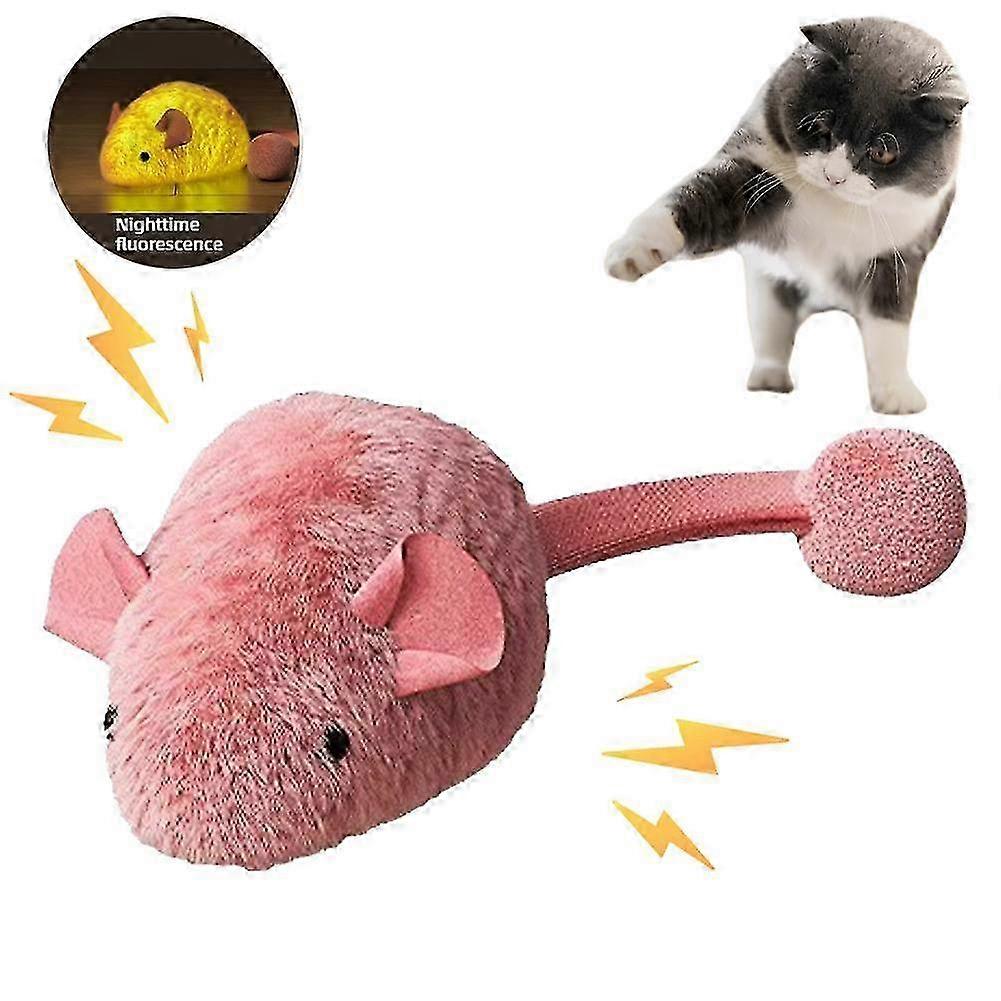 Simulation Mouse Plush Cat Toy Interactive Kitten Mice Luminous Toys For Cats